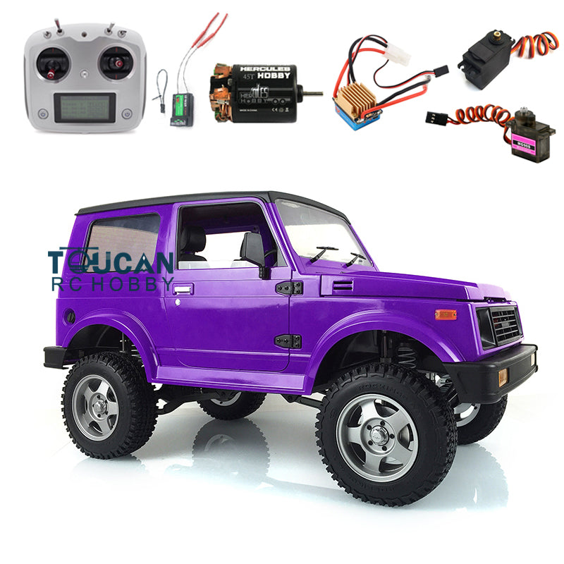1/6 Scale Capo Assembled RC Crawler Model - SIXER1 Plastic Painted Cabin Car Shell with Metal Chassis, I6S Motor, Servo & ESC Light System - Perfect for Off-Road Adventure & RC Hobby Enthusiasts