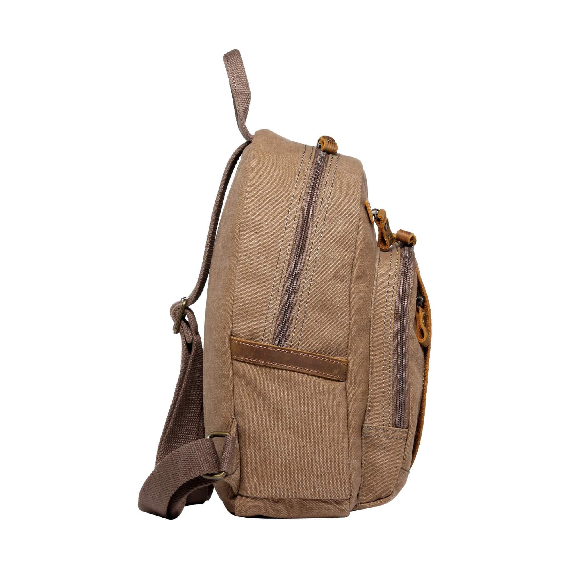TRP0255 Troop London Classic Canvas Backpack Small - Durable School & Travel Backpack for Men & Women - Perfect for College, Commuting & Outdoor Adventures