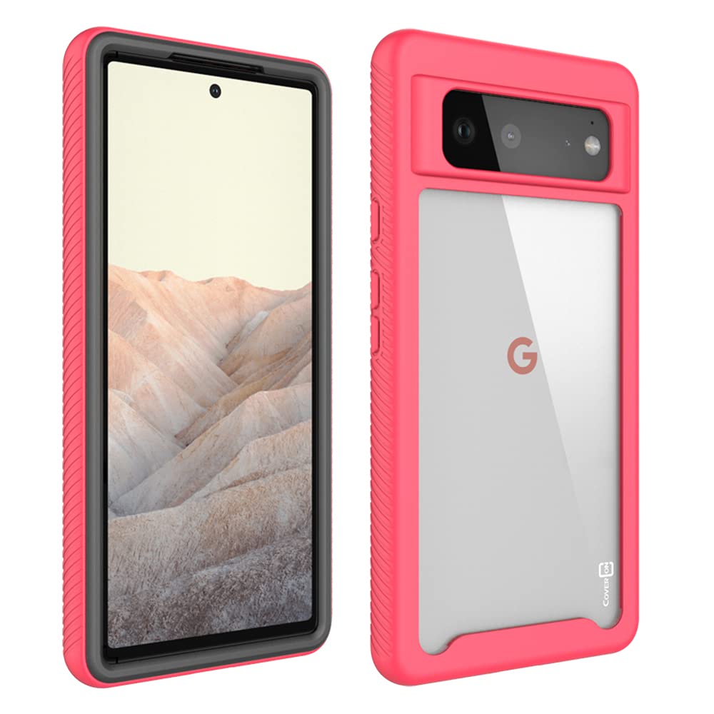 Google Pixel 6 Case - Clear Rugged Anti-Slip Cover | Full Body Protection for Outdoor Use