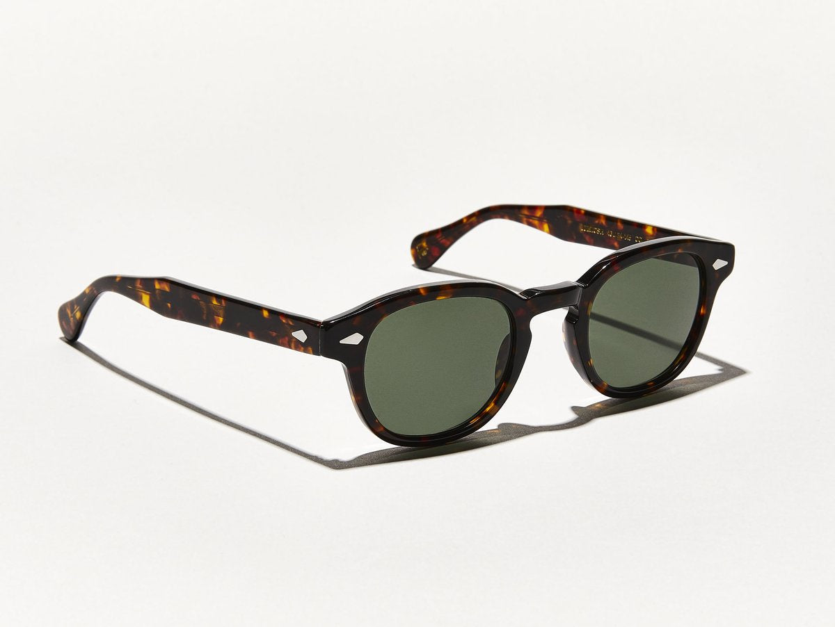 Moscot Lemtosh Tortoise 46mm G15 Acetate Eyeglasses - Classic Vintage Style for Men & Women | Perfect for Office, Reading & Everyday Wear