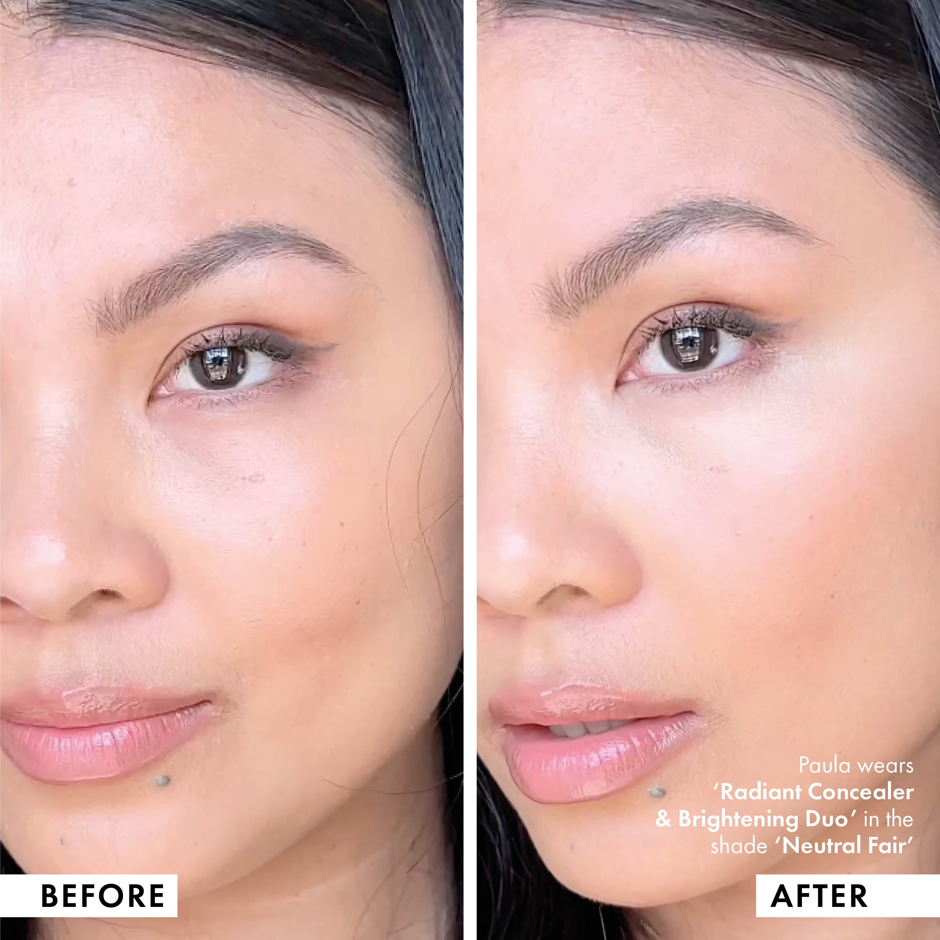 Radiant Concealer & Brightening Duo - Full Coverage Under Eye Corrector for Dark Circles - Perfect for Daily Makeup & Special Occasions