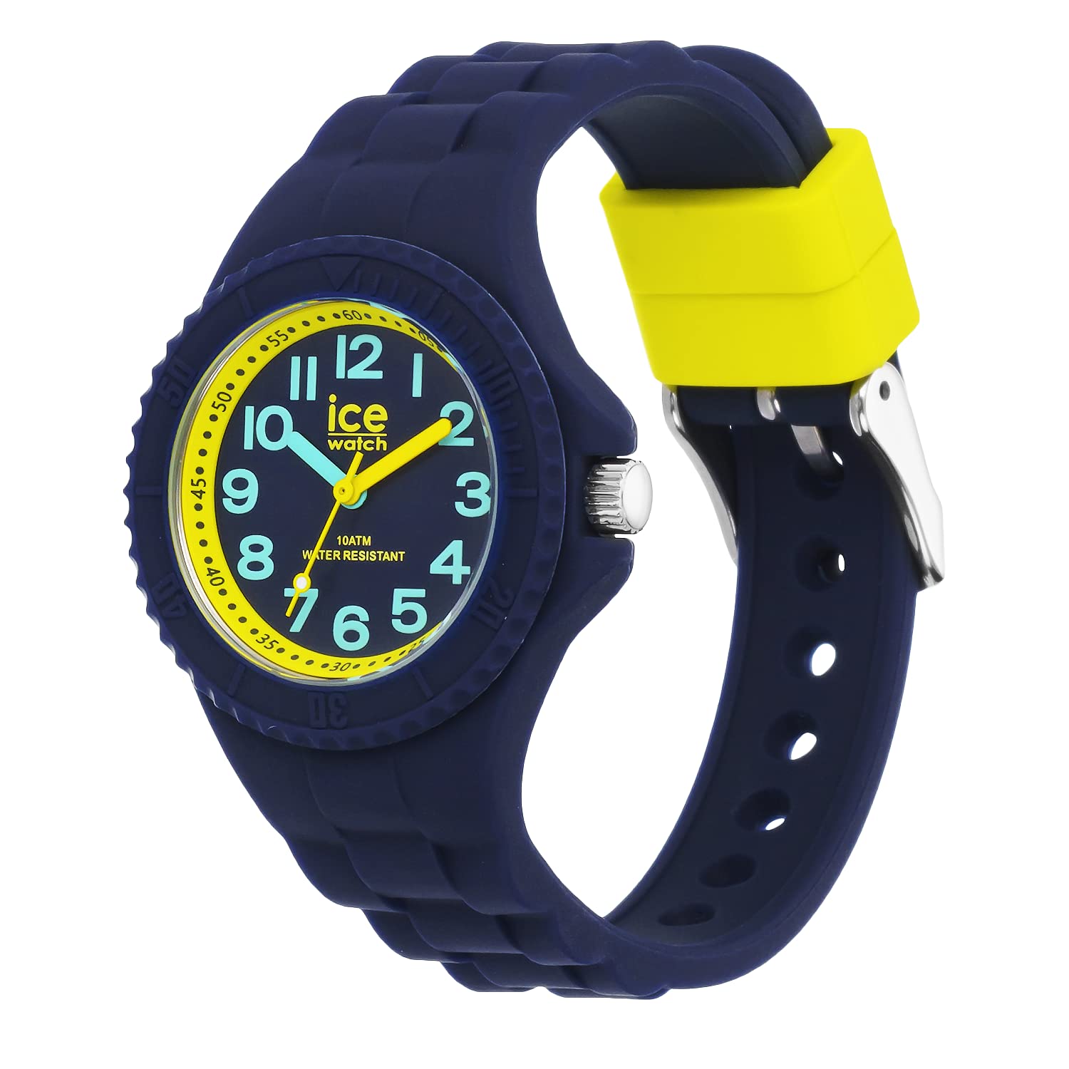 ICE-WATCH Ice Hero Dark Blue Invaders Boys Wristwatch - Waterproof Digital Watch with Silicone Strap - Extra Small (020320) - Perfect for School, Sports & Everyday Wear