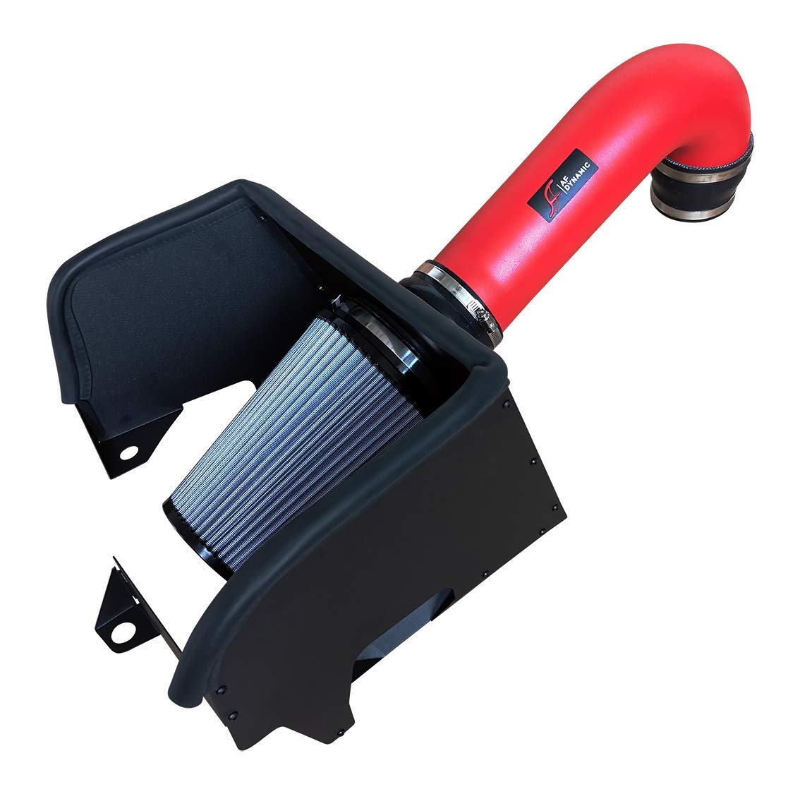 High Performance Air Intake Kit with Heat Shield & Red Piping - 1920-DR-HS-R for Car Engine Upgrade | Cold Air Intake System for Improved Horsepower & Fuel Efficiency | Perfect for Racing, Off-Road & Daily Driving