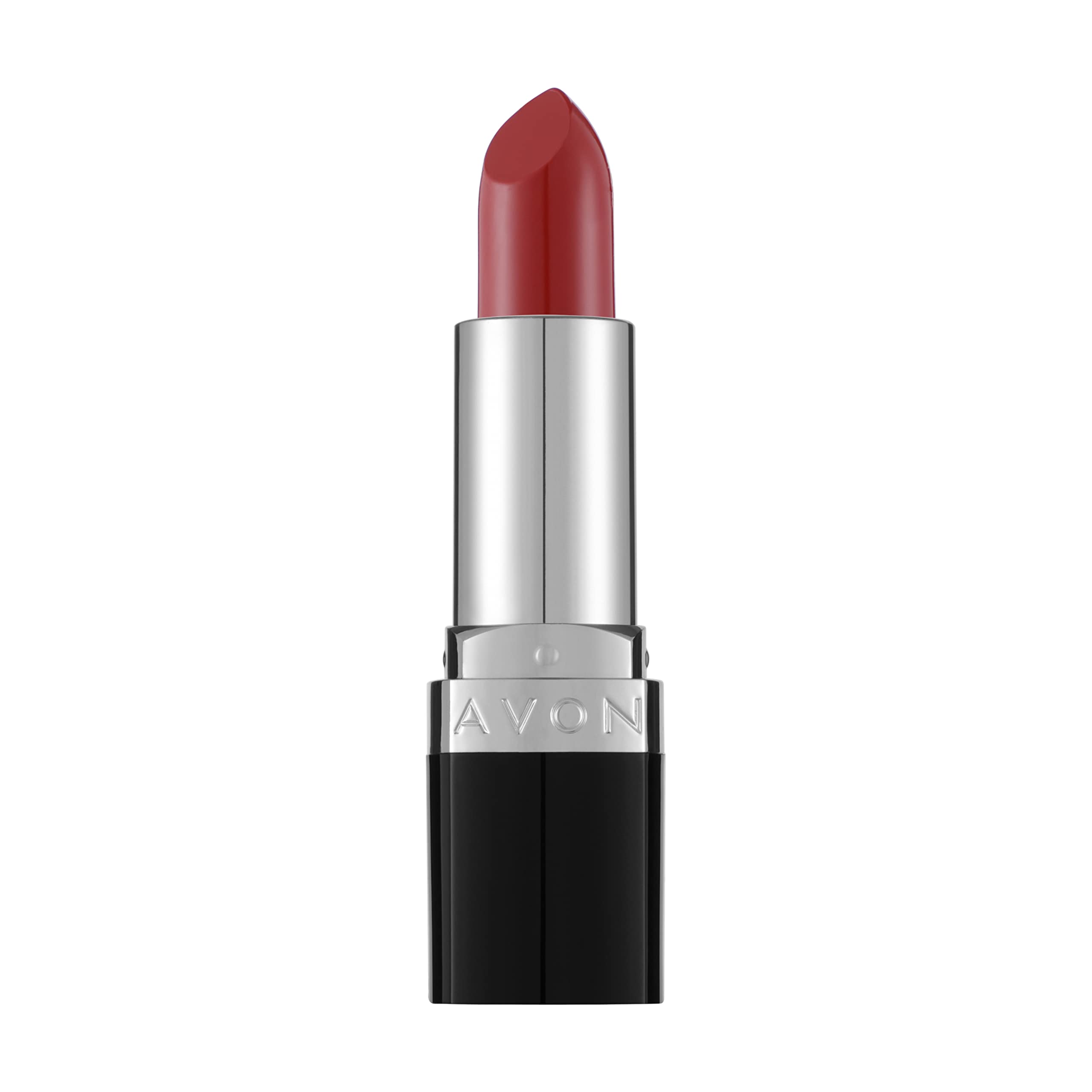 Avon True Color Lipstick SPF 15 - Creamy Shea Butter Lipstick for Hydration & Sun Protection | Long-Lasting Nourishing Lip Color in Scarlet Siren | Perfect for Daily Wear, Date Nights & Special Occasions