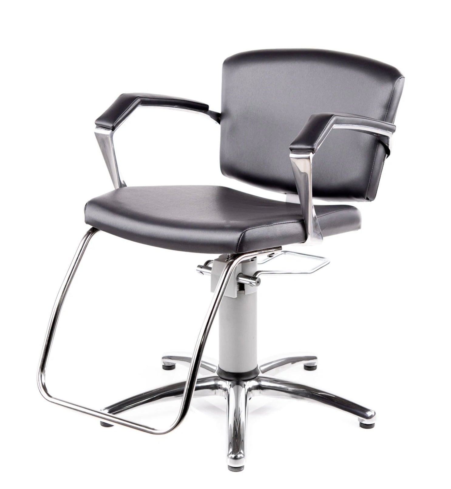 Adarna Professional Salon Styling Chair - Adjustable Hydraulic Hairdressing Chair for Barber & Beauty Salon - Perfect for Haircuts, Styling & Makeup Services