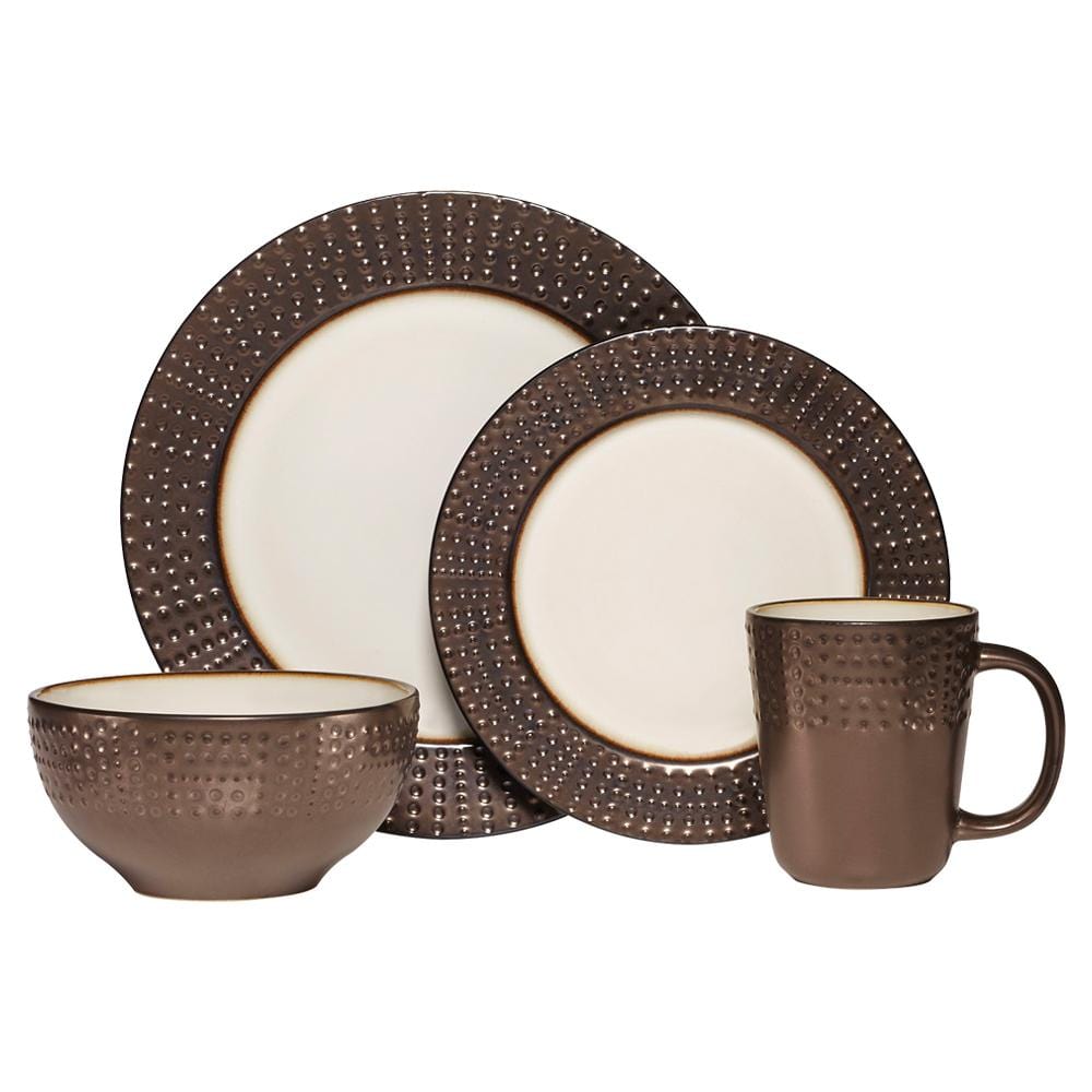 32-Piece Metropolitan Dinnerware Set - Service for 8 - Elegant Porcelain Dinner Plates, Bowls & Mugs - Perfect for Family Dinners, Dinner Parties & Holiday Entertaining