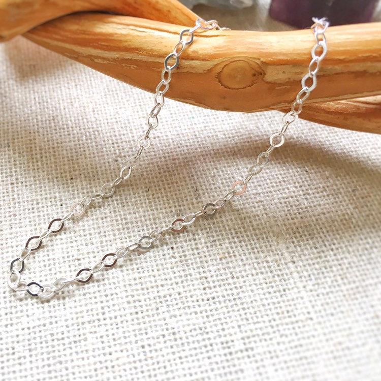 Custom Length 0925 Sterling Silver Chain for Men & Women - Adjustable Necklace for Layering, Gifts & Everyday Wear