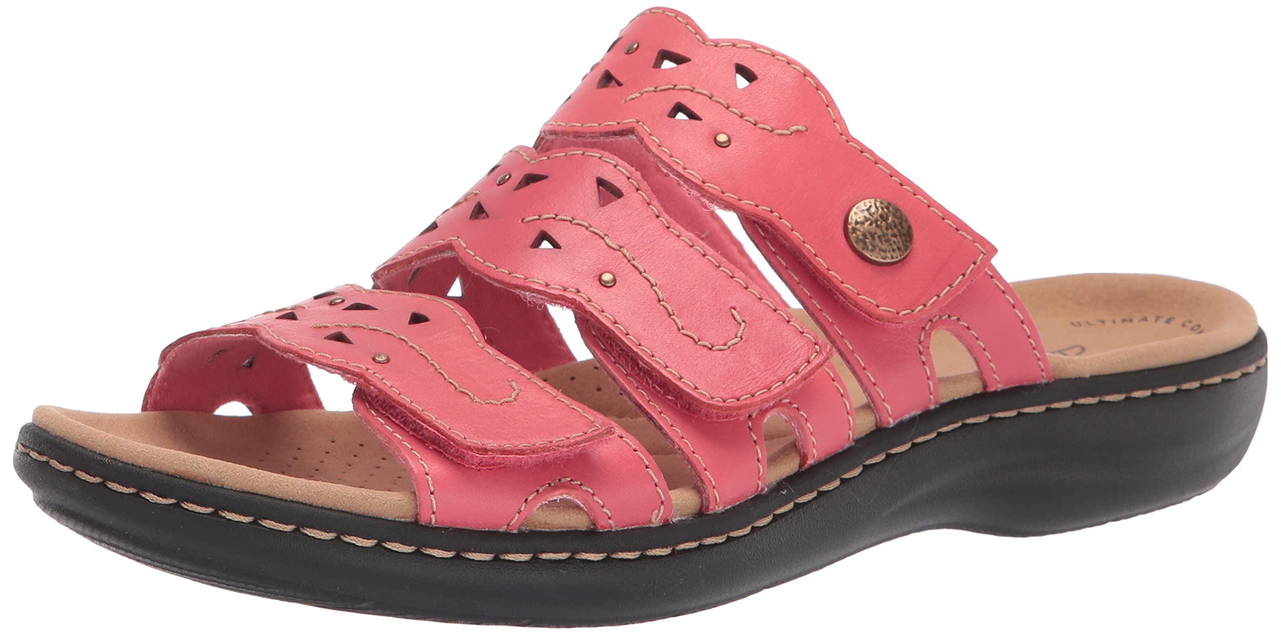 Clarks Women's Laurieann Echo Flat Sandal - Comfortable Casual Sandals for Women | Perfect for Beach, Vacation & Summer Outfits