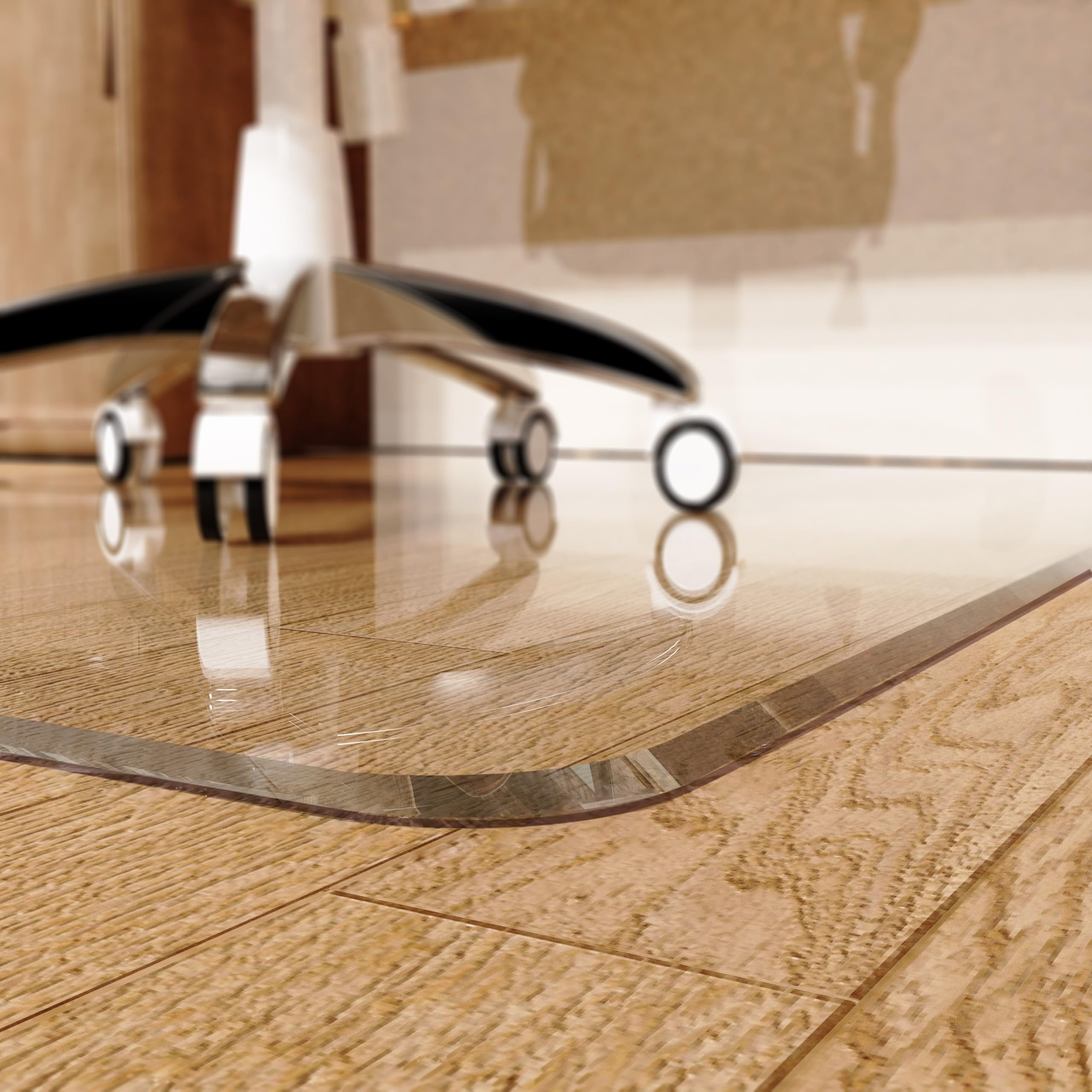 Ultimate Clear Heavy Duty Non-Slip Chair Mat 36