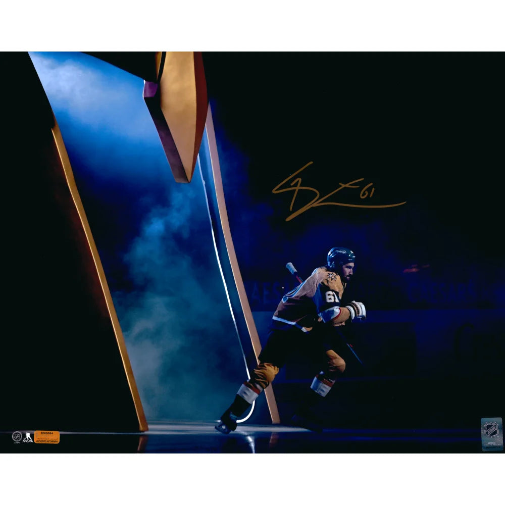 Mark Stone Autographed Vegas Golden Knights 16x20 Photo - Signed Memorabilia with COA - Perfect for Hockey Fans, Man Cave Decor & Sports Collectibles