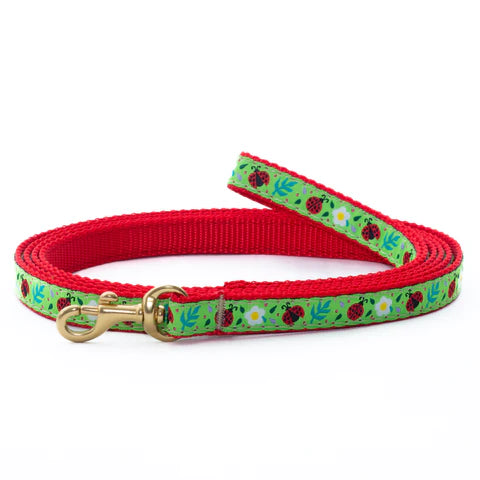 Premium Ladybug Print Dog Leash - Durable & Adjustable Pet Lead for Small to Medium Dogs - Perfect for Walks, Training & Outdoor Adventures
