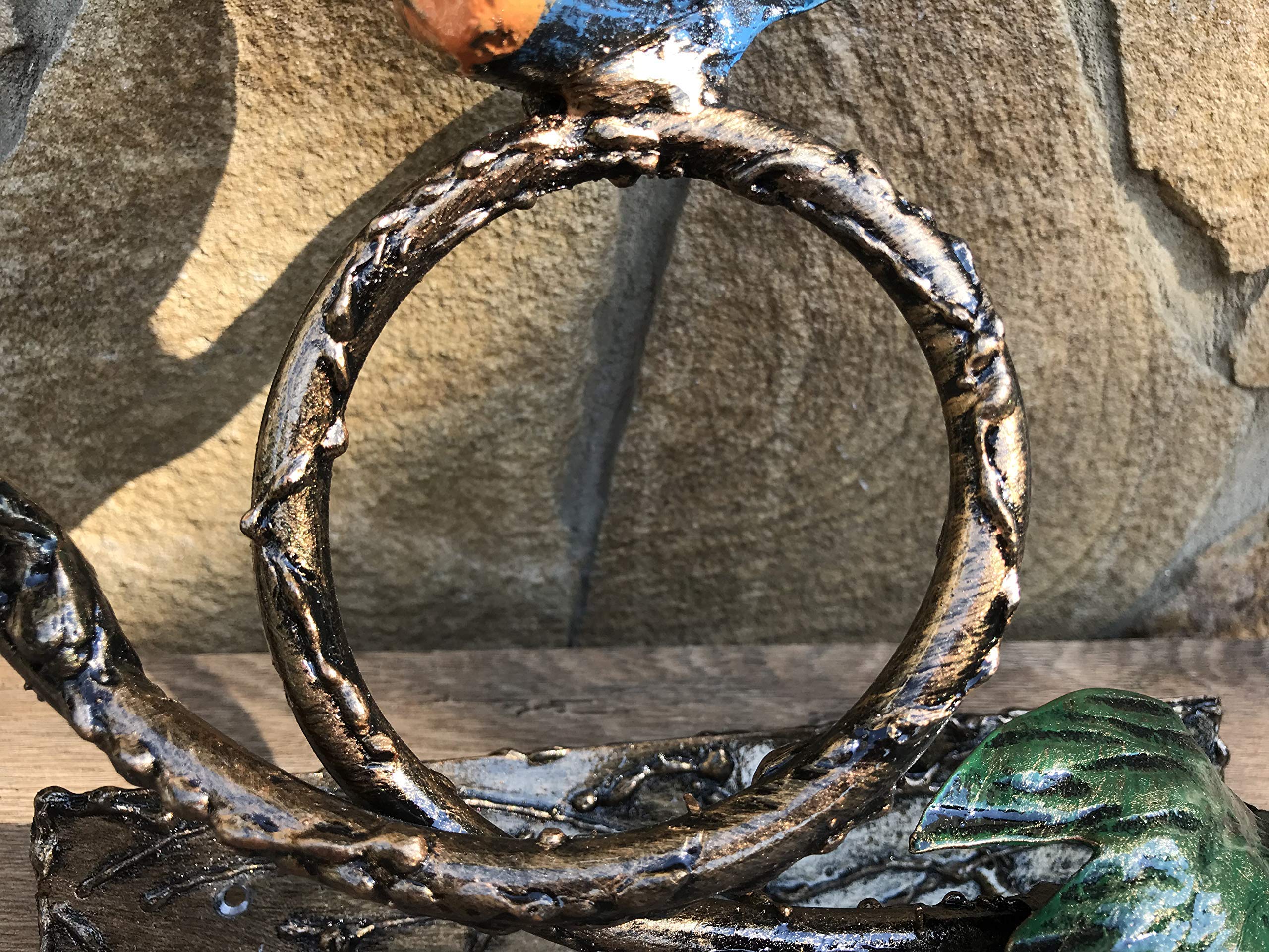 Elegant Metal Bird Curtain Tie Backs - Decorative Window Holdbacks for Home Decor, Unique Iron Gift for Her - Perfect for Living Room, Bedroom & Drapes