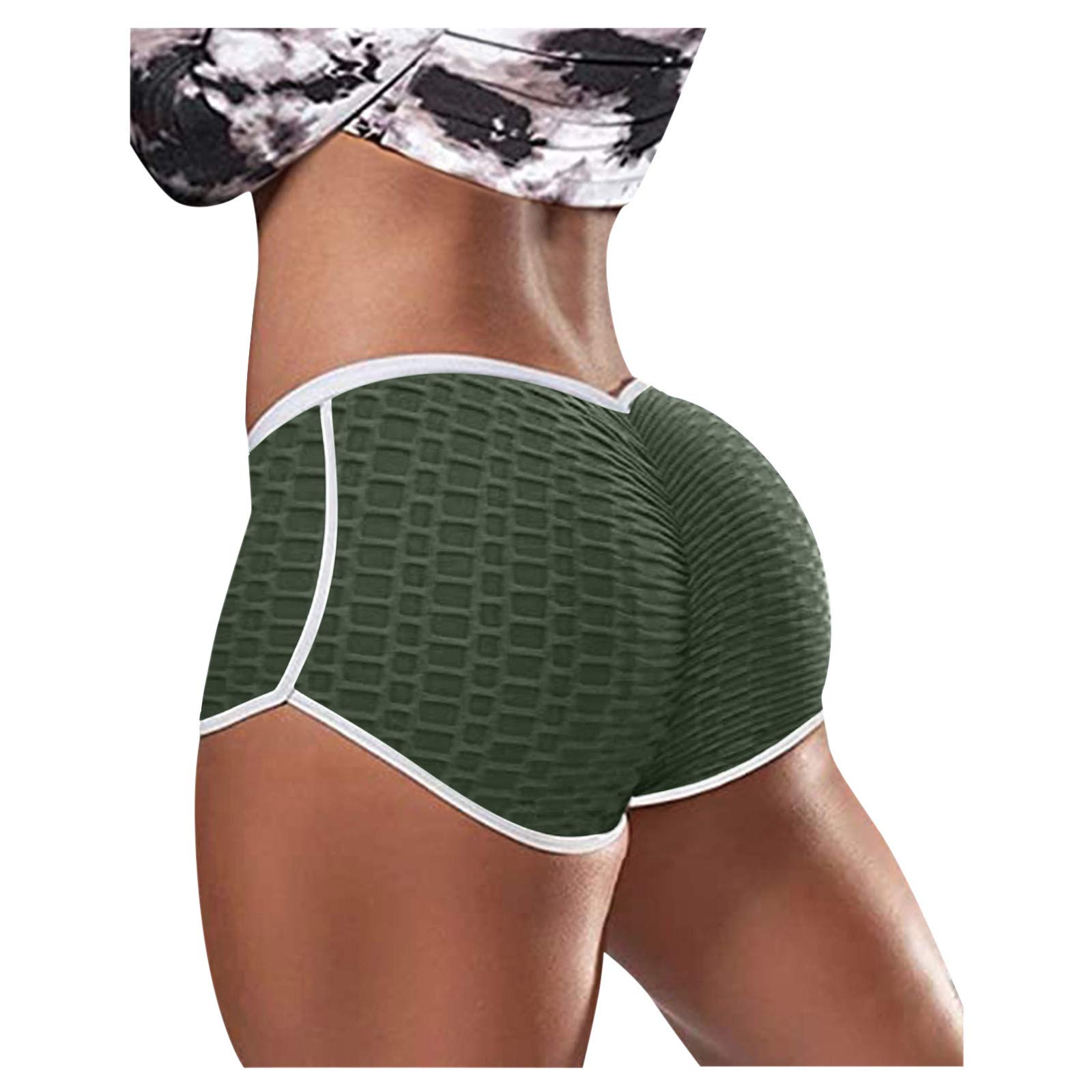 Women's Workout Shorts - Scrunch Butt Yoga Pants for Running & Gym