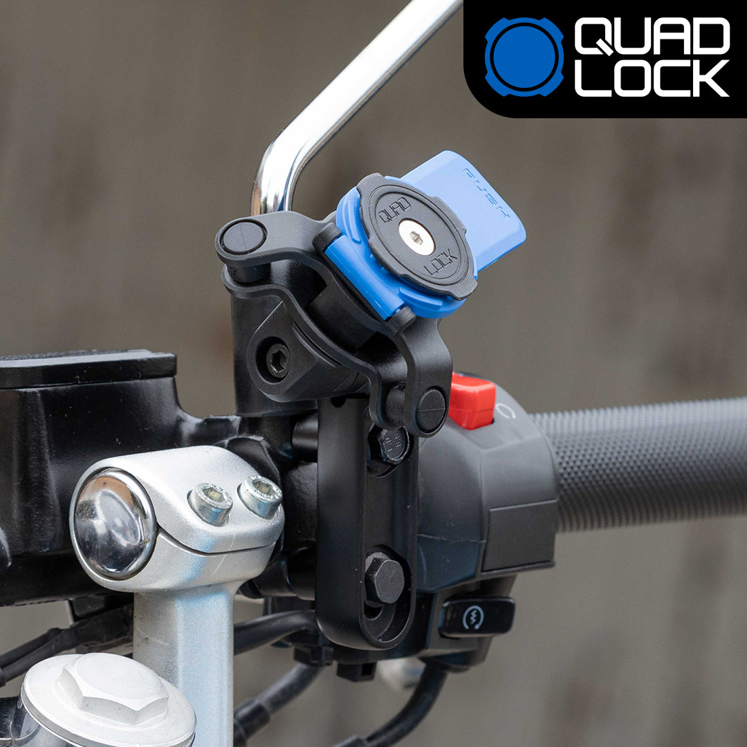 Premium Motorcycle Brake and Clutch Lever Mount Bracket - Heavy Duty CNC Aluminum for Harley, Honda, Yamaha - Perfect for Street Bikes, Cruisers, and Off-Road Adventures