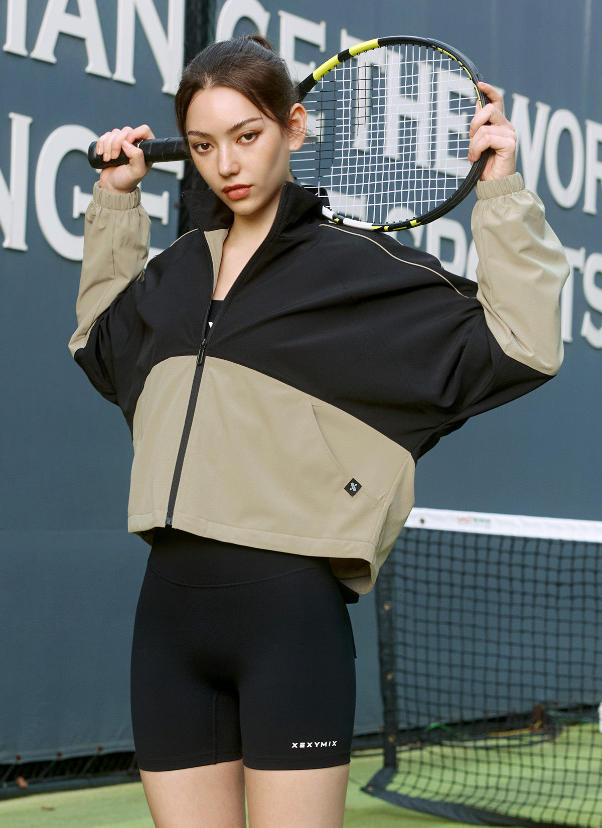 Stylish Color Block Windbreaker Jacket for Men & Women - Lightweight, Water-Resistant Outdoor Coat for Running, Hiking & Travel