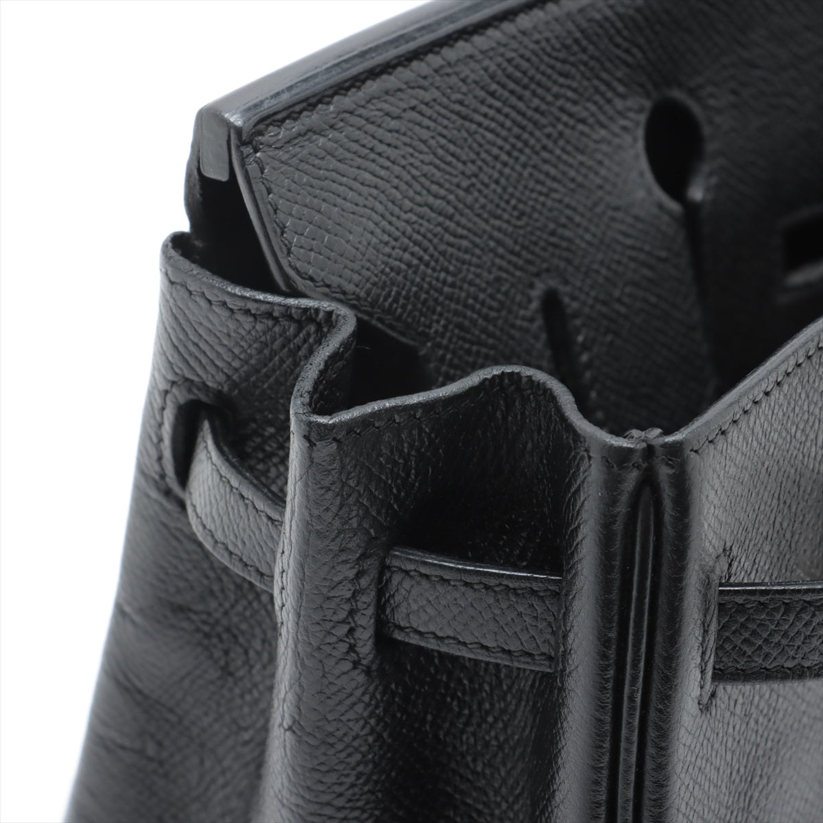 Authentic Hermes Birkin 25 Le Tournay Veau Epsom Black Leather Handbag - Luxury Designer Tote Bag for Women | Perfect for Work, Travel & Special Occasions