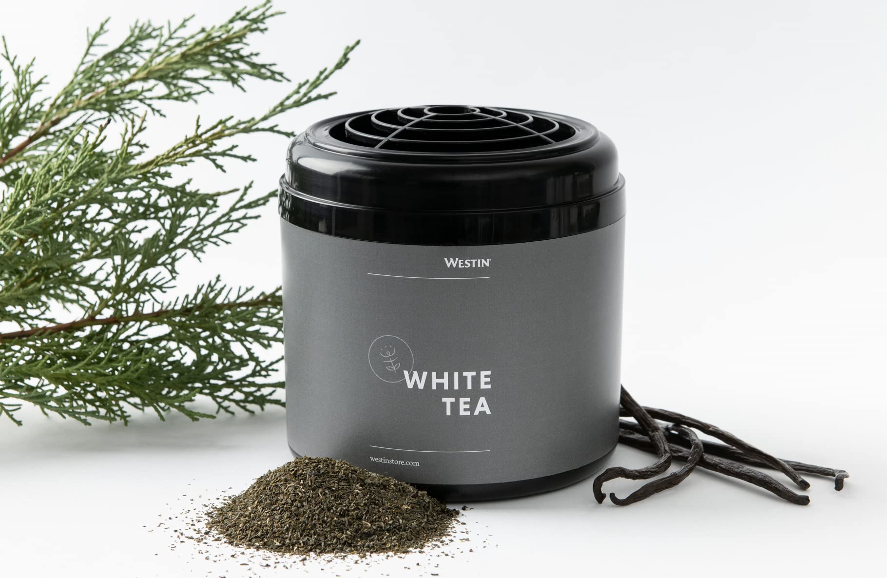 Westin White Tea Essential Oil Diffuser - Aromatherapy Scent Machine with Refill Cartridge - Home Air Freshener for Living Room, Bedroom & Office - Relaxing White Tea Fragrance for Stress Relief & Better Sleep