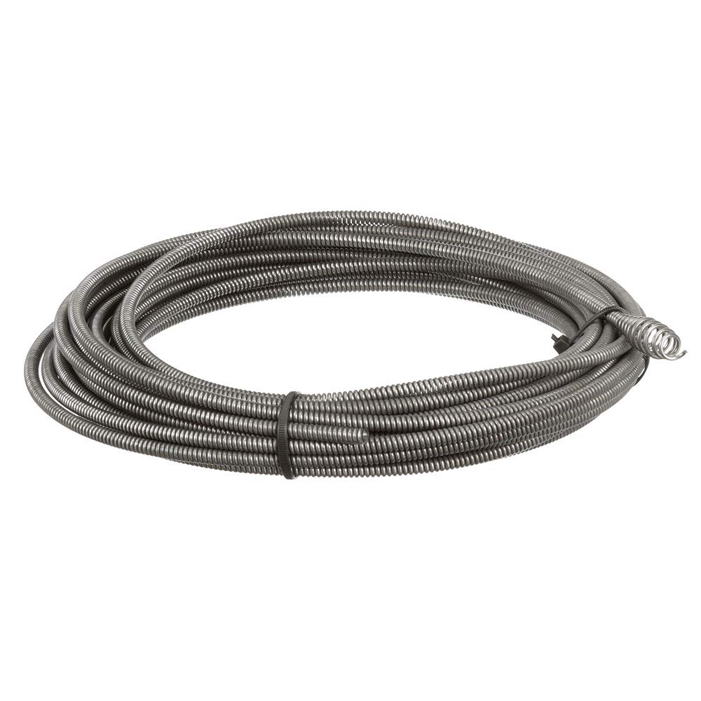 C-21 Drain Cleaner Cable - Heavy Duty Plumbing Snake for Clogged Sinks, Toilets & Showers - Perfect for Homeowners & Professional Plumbers