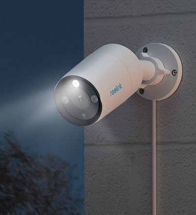 RLC 1212A 12MP Smart PoE Bullet Security Camera with Spotlight - Outdoor Night Vision, IP66 Weatherproof for Home & Business Surveillance