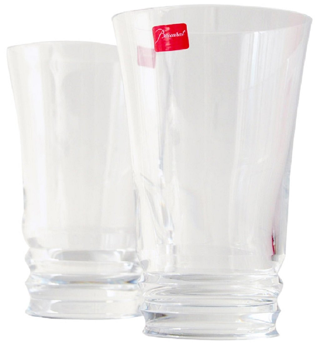 Premium Baccarat Vega Highball Glasses Set of 2 - Elegant Crystal Drinking Glasses for Cocktails, Whiskey, and Wine - Perfect for Home Bar, Dinner Parties, and Gifts