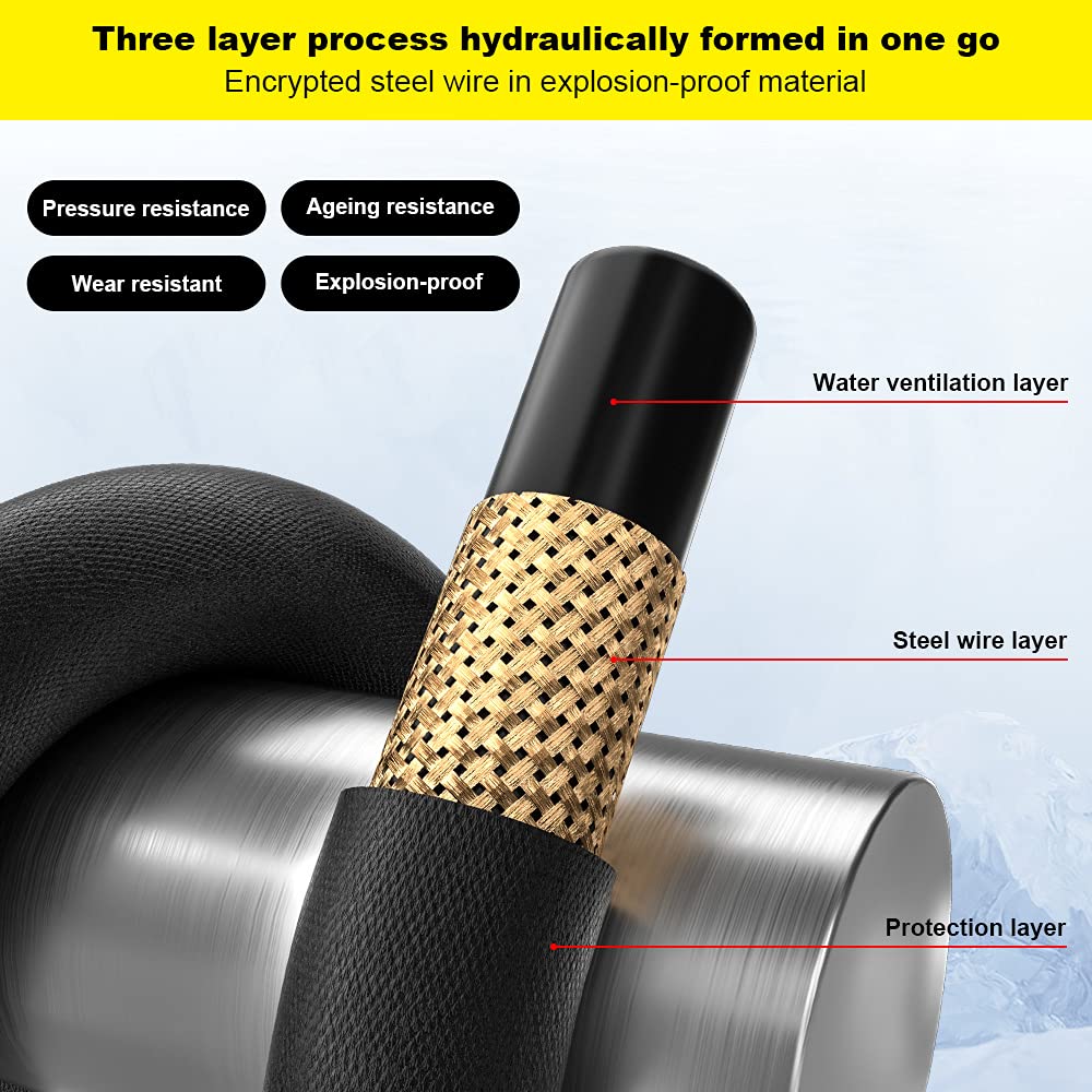 High Pressure Washer Hose 3/8