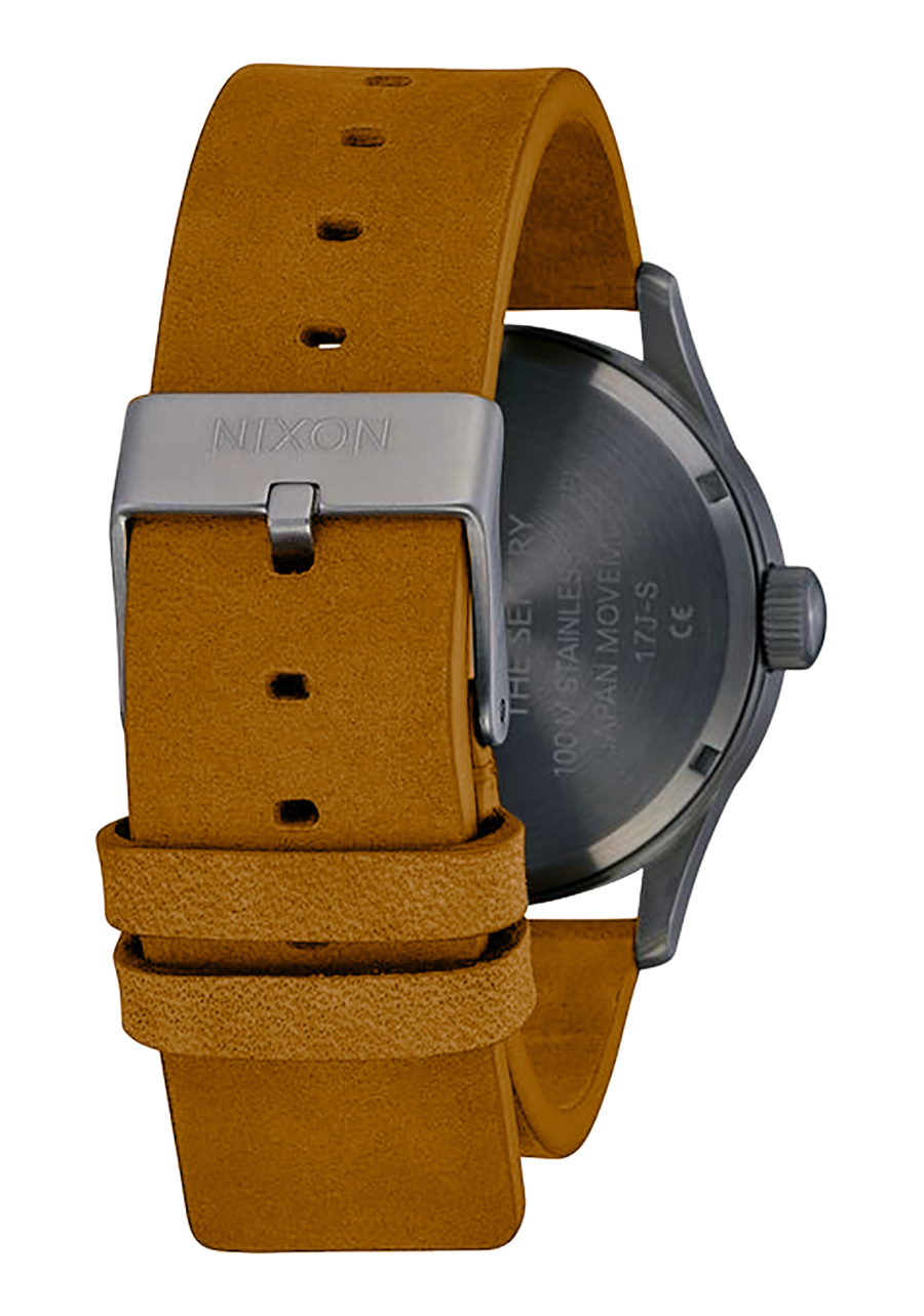 Sentry Leather Gunmetal Indigo Brown - Premium Leather Accessories for Everyday Use & Travel