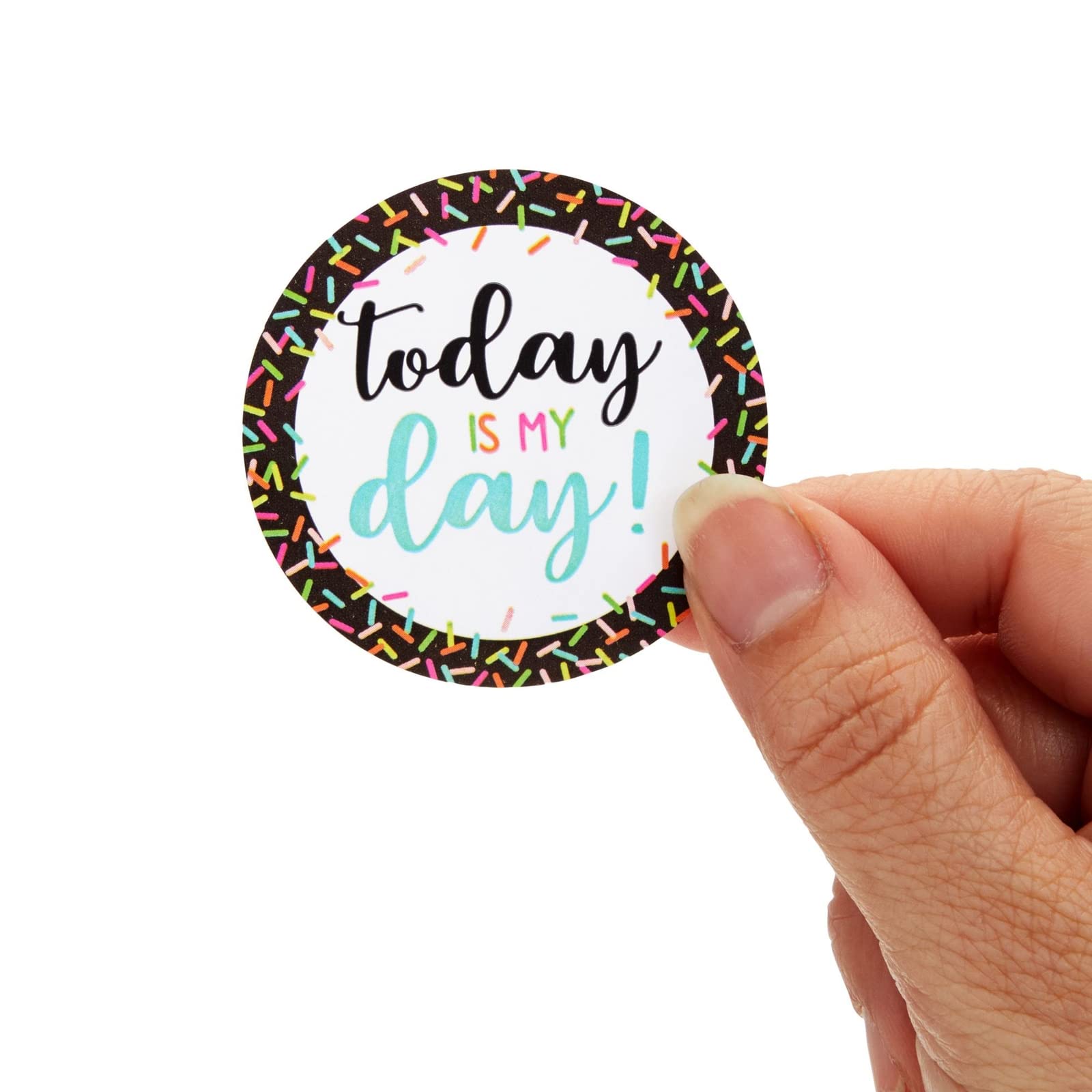 BLUE PANDA 504-Piece Round Birthday Stickers for Kids - 6 Assorted Designs (2 Inch) - Perfect for Classroom Rewards, Student Party Favors & Teacher Appreciation Gifts | Great for Birthday Celebrations, Scrapbooking & DIY Projects