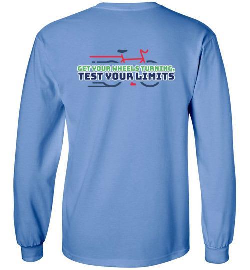 Moshava Wild Rose Long Sleeve Two-Sided Graphic T-Shirt for Women - Soft Cotton Casual Tee for Hiking, Camping & Outdoor Adventures