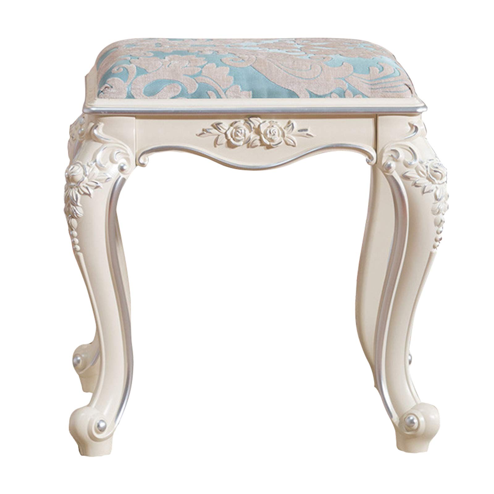 Thick Padded Vanity Stool - Makeup Bench for Bedroom & Bathroom