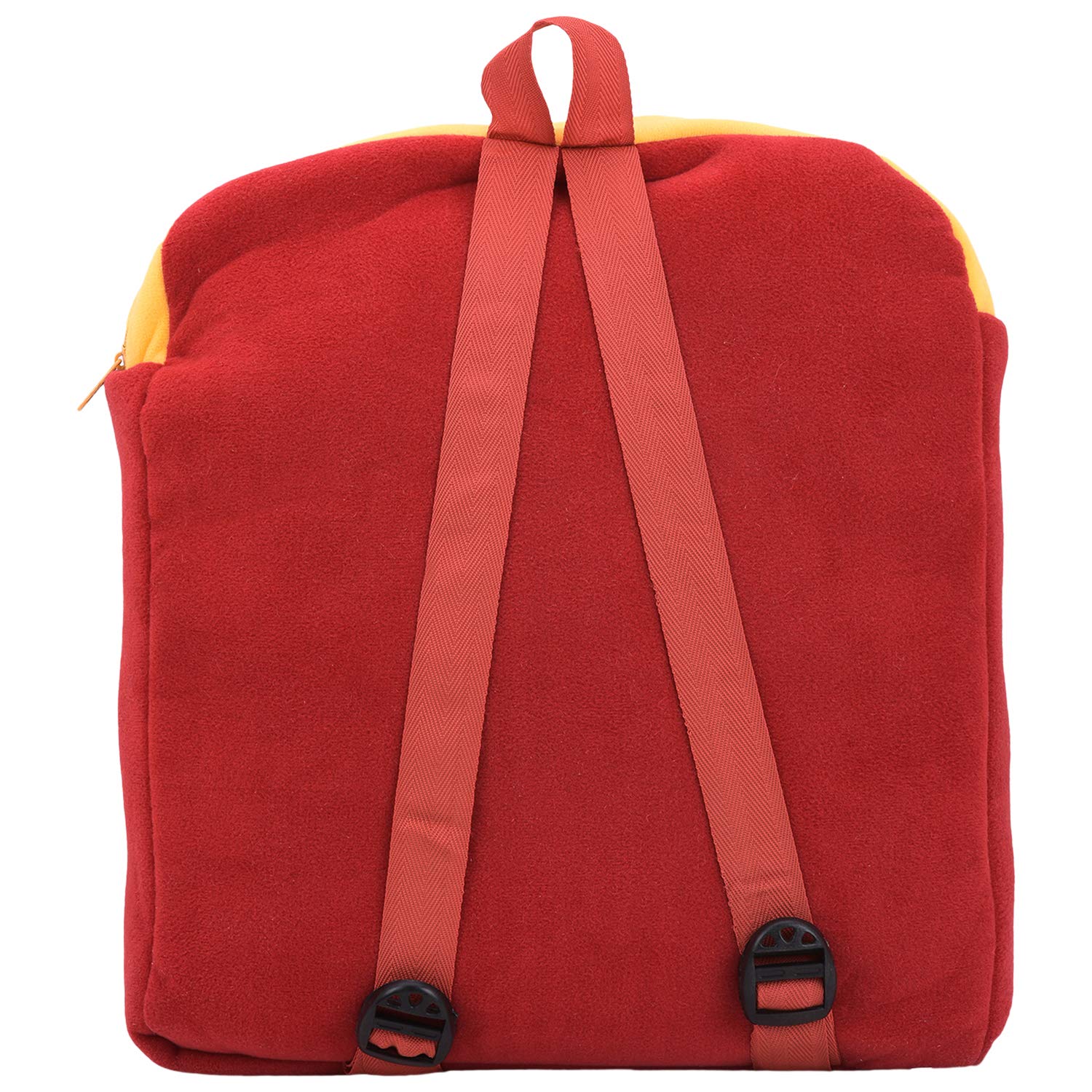 Stylish Red Canvas Backpack for School - Trendy Unisex Laptop Bag for Teens & College Students - Perfect for Everyday Use, Travel & Commuting
