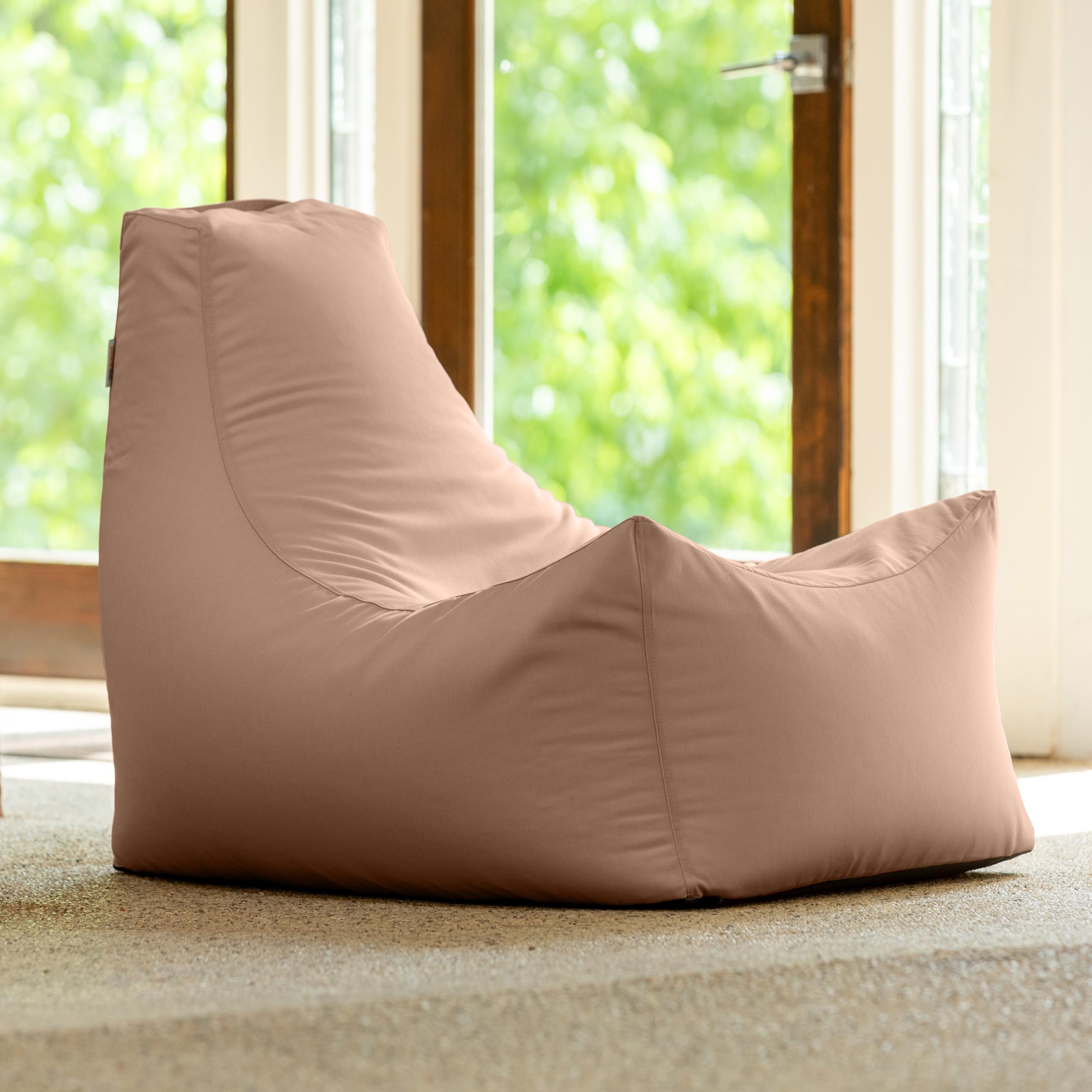 Jaxx Juniper Outdoor Bean Bag Chair with Sunbrella Fabric - Waterproof & Durable for Patio, Poolside, and Backyard Relaxation