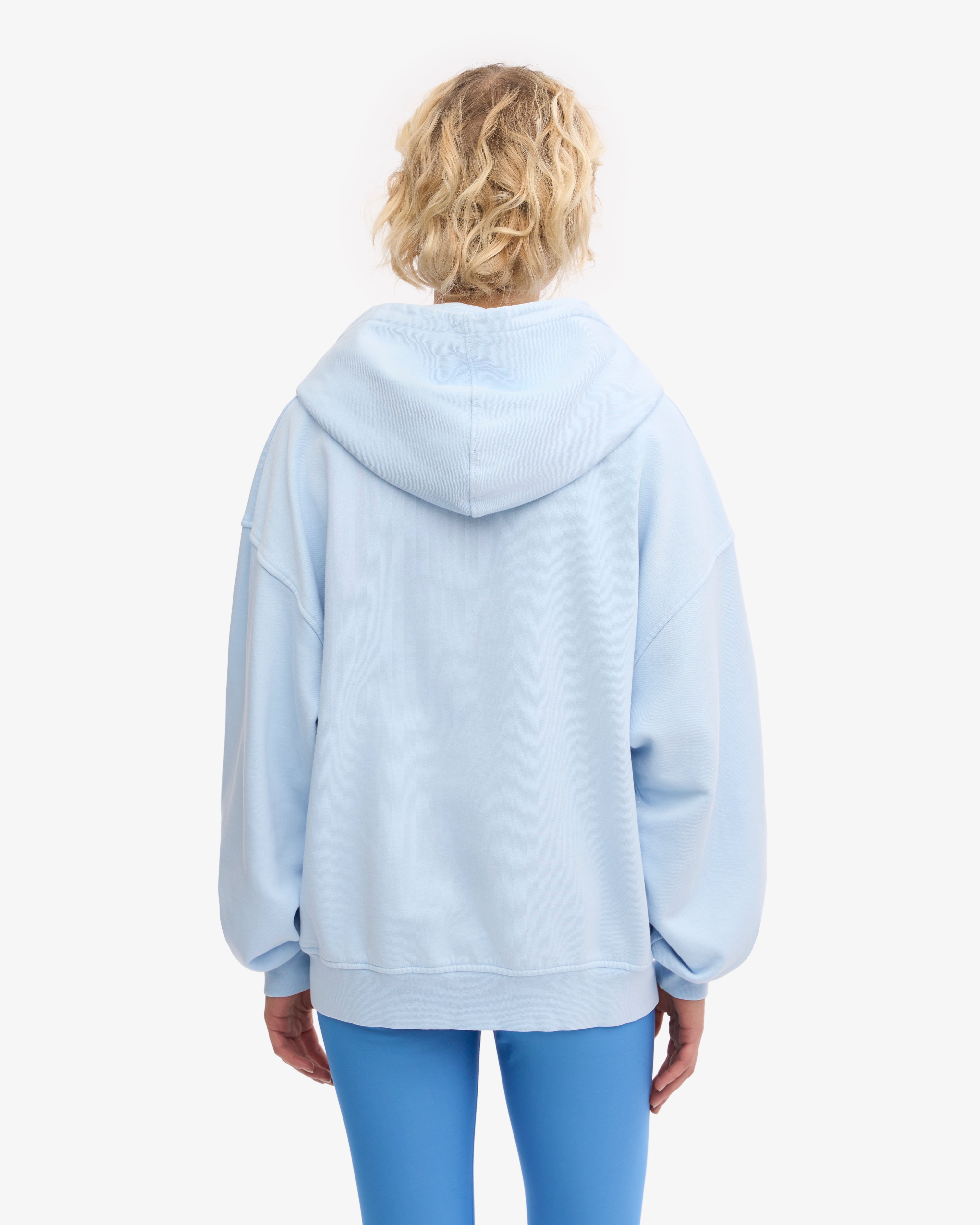 Organic Oversized Hoodie - Polar Blue | Cozy Unisex Pullover for Men & Women | Perfect for Casual Wear, Lounging & Outdoor Activities