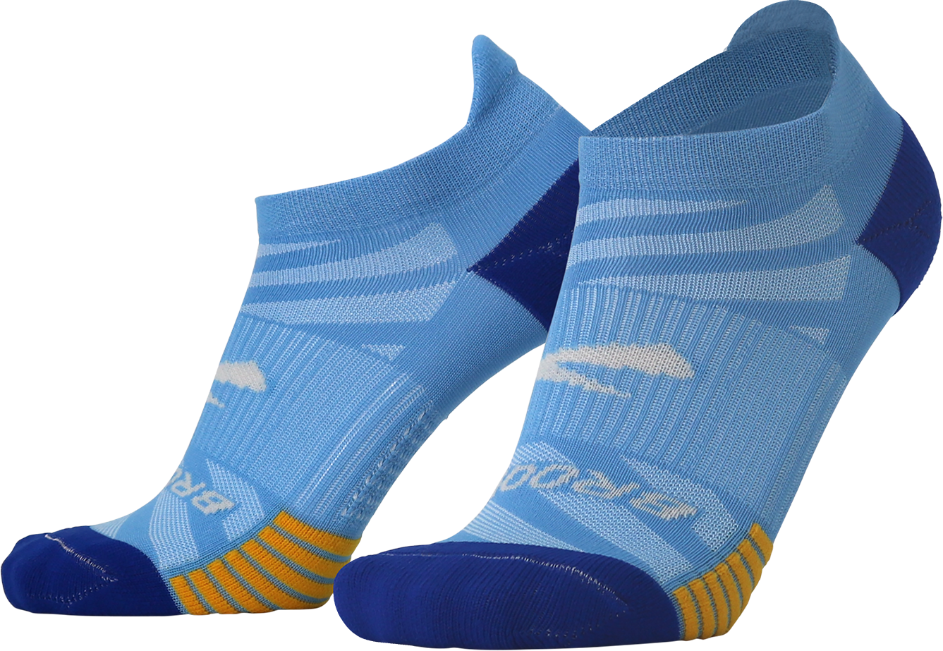 Ghost Lite No Show Socks 2 Pack - Breathable Invisible Socks for Men & Women (Blue/Peacoat & Light Grey/Blue) | Perfect for Sneakers, Loafers & Casual Shoes