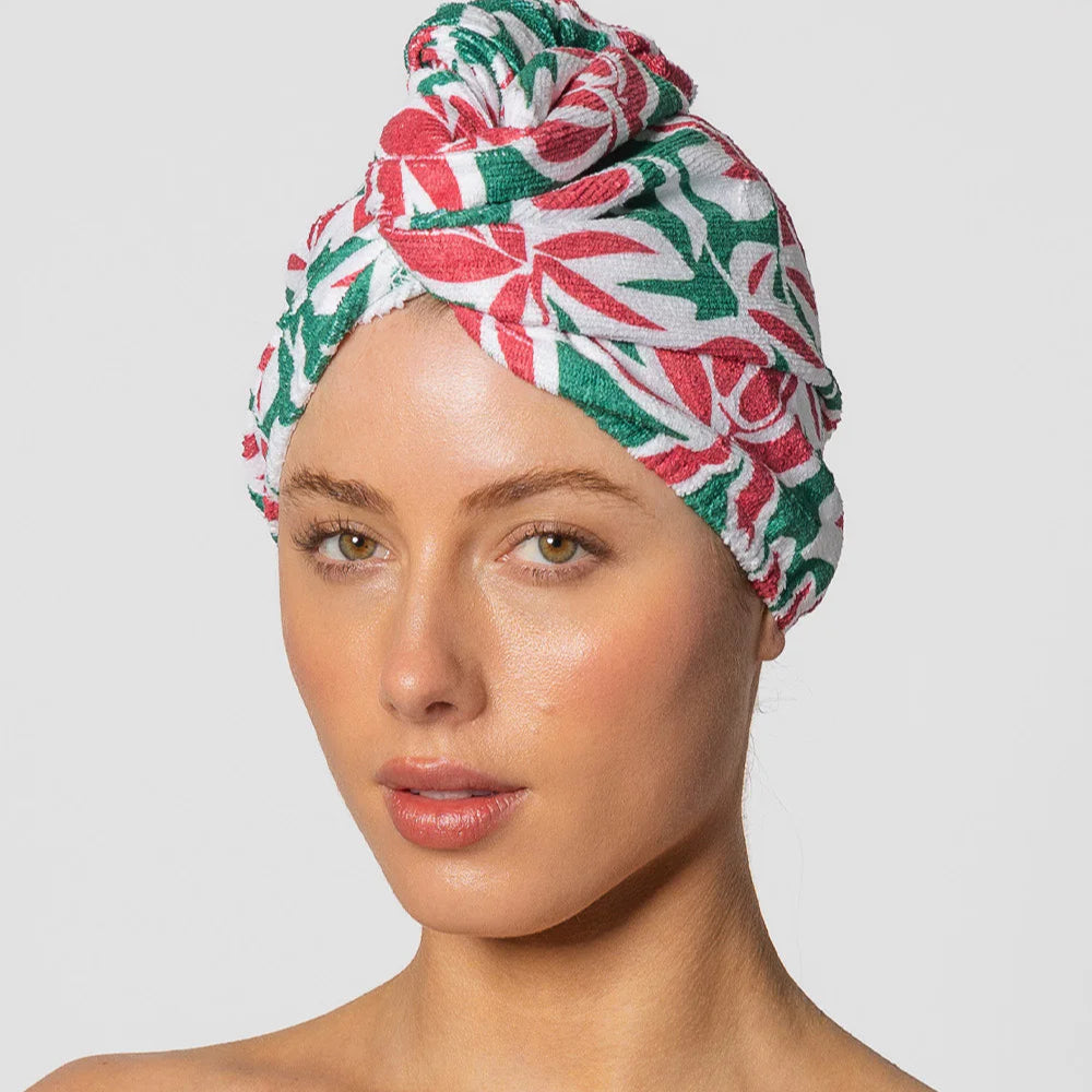 Riva Hair Towel Wrap - Microfiber Hair Turban for Women & Men - Soft & Absorbent Quick Dry Hair Towel for Curly, Long, Wet Hair - Perfect for Shower, Salon, Gym & Travel