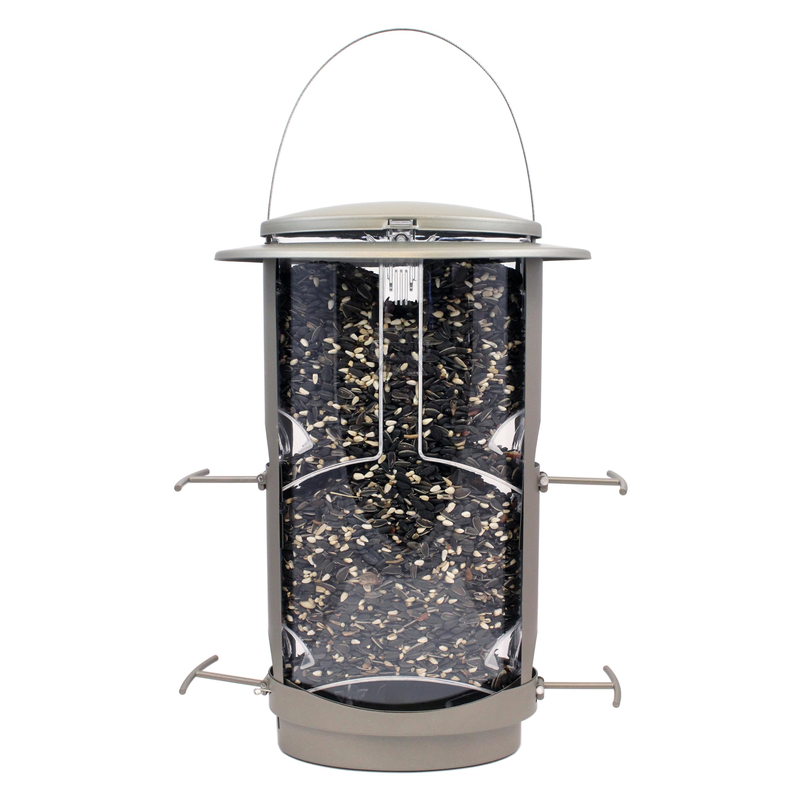 More Birds X-1 Squirrel-Proof Bird Feeder - 4.2LB Capacity, 4 Feeding Ports - Attract Wild Birds to Your Garden or Backyard