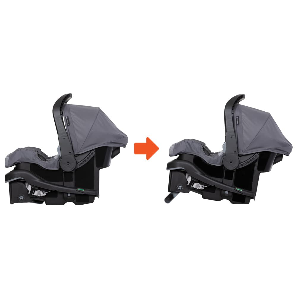 Baby Trend Passport® Cargo Stroller Travel System with EZ-Lift™ PLUS Infant Car Seat - Lightweight Compact Stroller for Travel & Everyday Use, Grey Bamboo | Perfect for Airports, Shopping & Family Outings