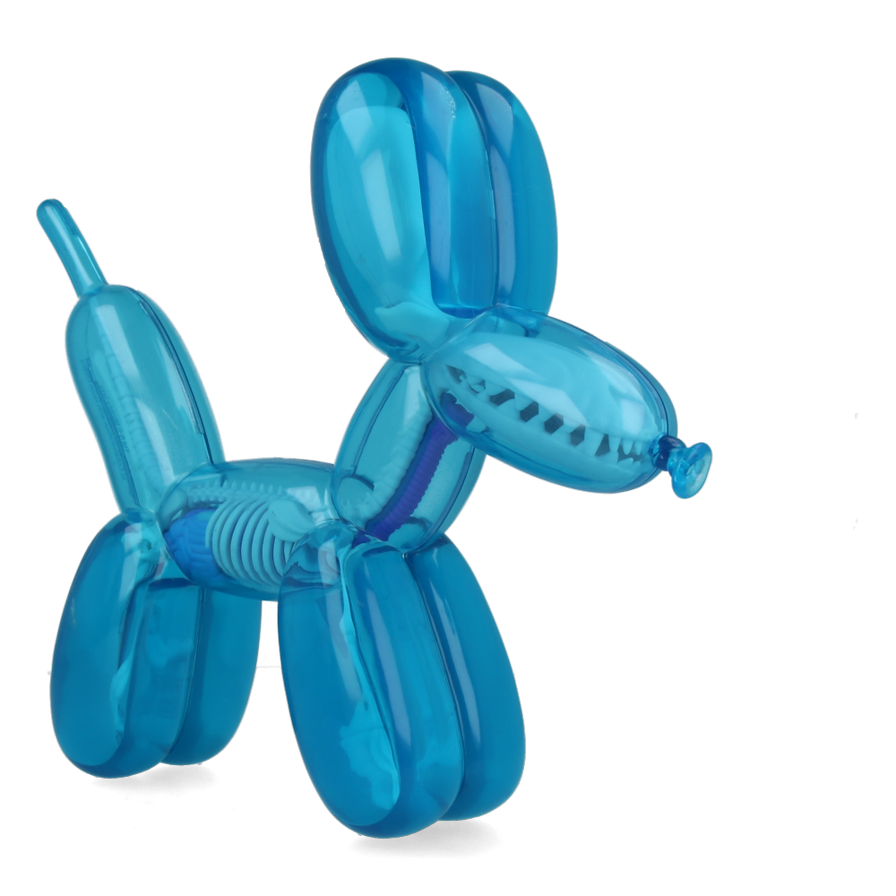Jason Freeny Sky Blue Anatomy Balloon Dog Sculpture - Unique Art Toy for Home Decor, Office Display & Pop Art Collectors