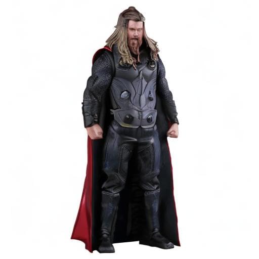 Hot Toys Avengers Endgame Thor 12 Inch Action Figure 1/6 Scale Collectible (904926) - Perfect for Marvel Fans & Collectors Display
