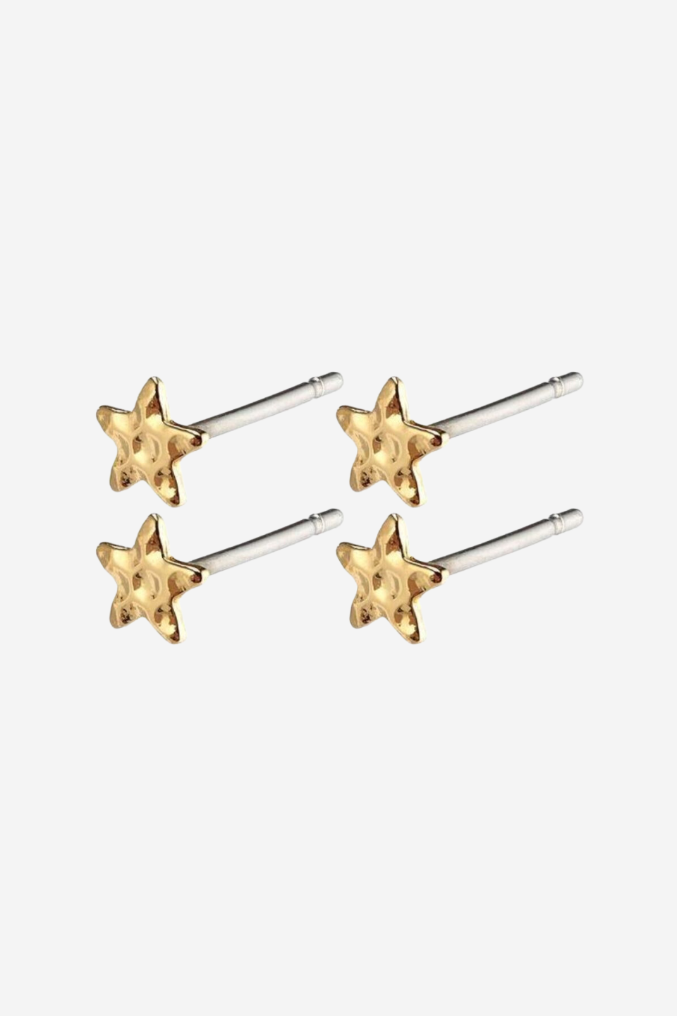 Regina Mini Star Stud Gold Earrings - 2 Pack Set | Dainty Gold Hoop Earrings for Women | Perfect for Everyday Wear, Date Night & Gift Giving