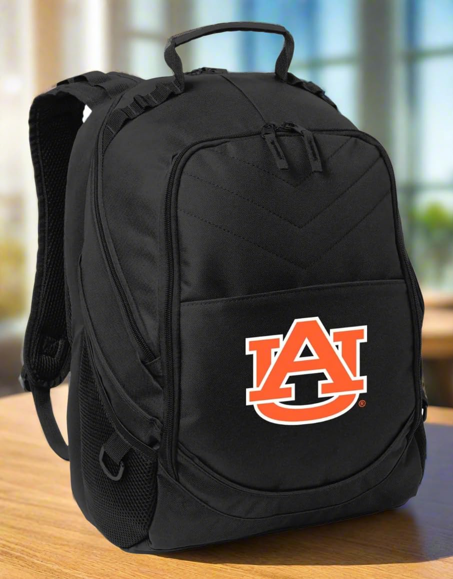 Official Auburn Tigers Backpack Laptop Computer Bag - Durable & Stylish for School, Work & Travel