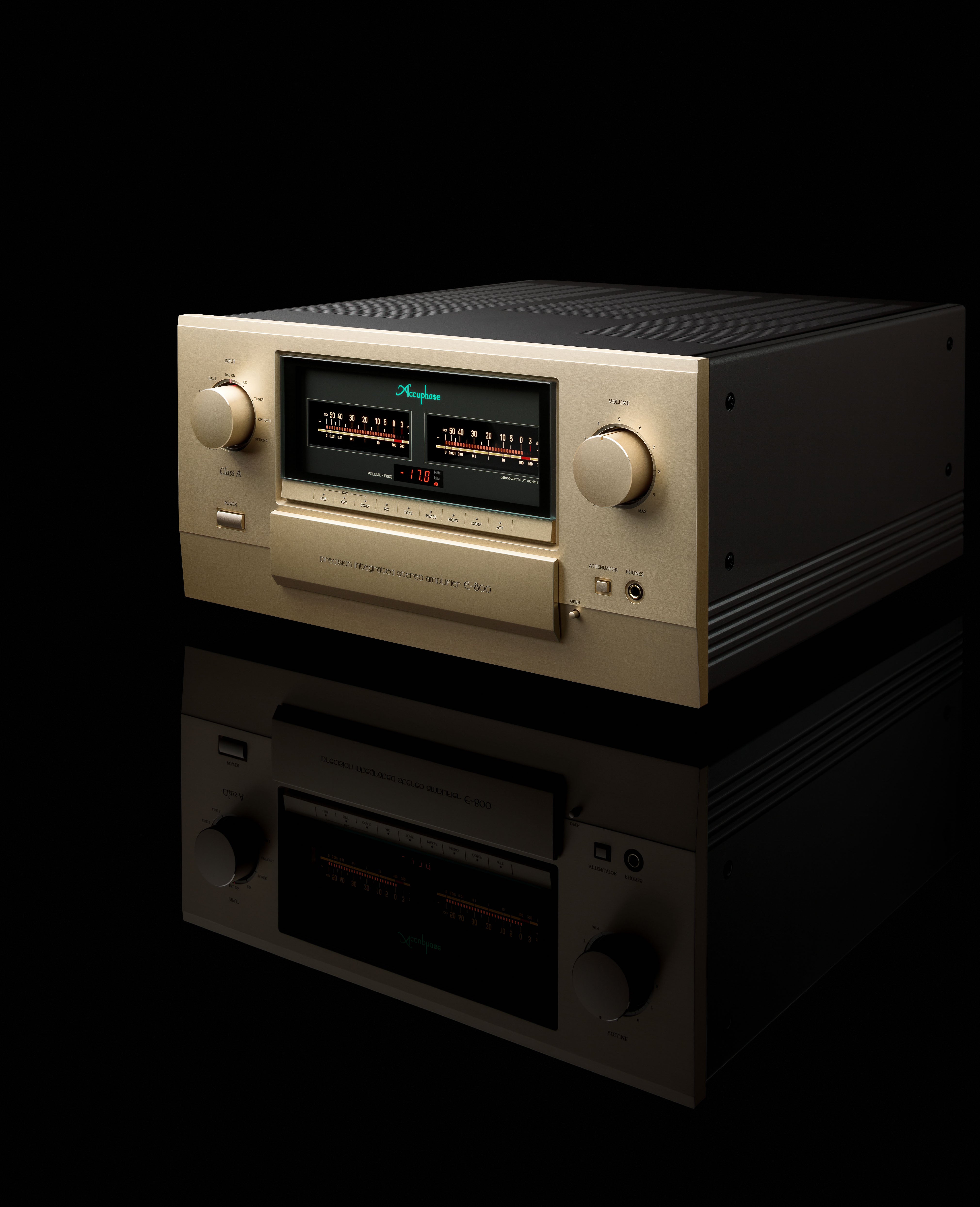 Accuphase E-800 Class A High-End Integrated Stereo Amplifier - Audiophile Home Audio System for Music Listening & Hi-Fi Sound Experience