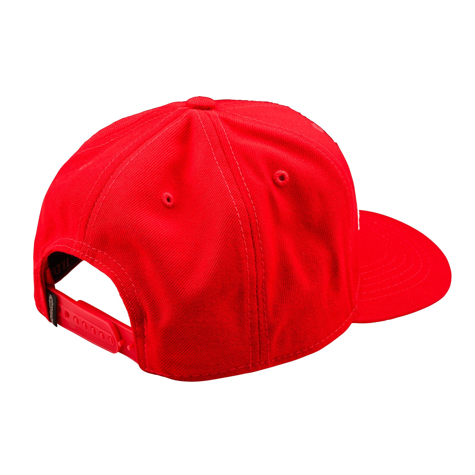 Curved Snapback Hat - Signature Team Red | Adjustable Baseball Cap for Men & Women | Perfect for Sports, Casual Wear & Outdoor Activities
