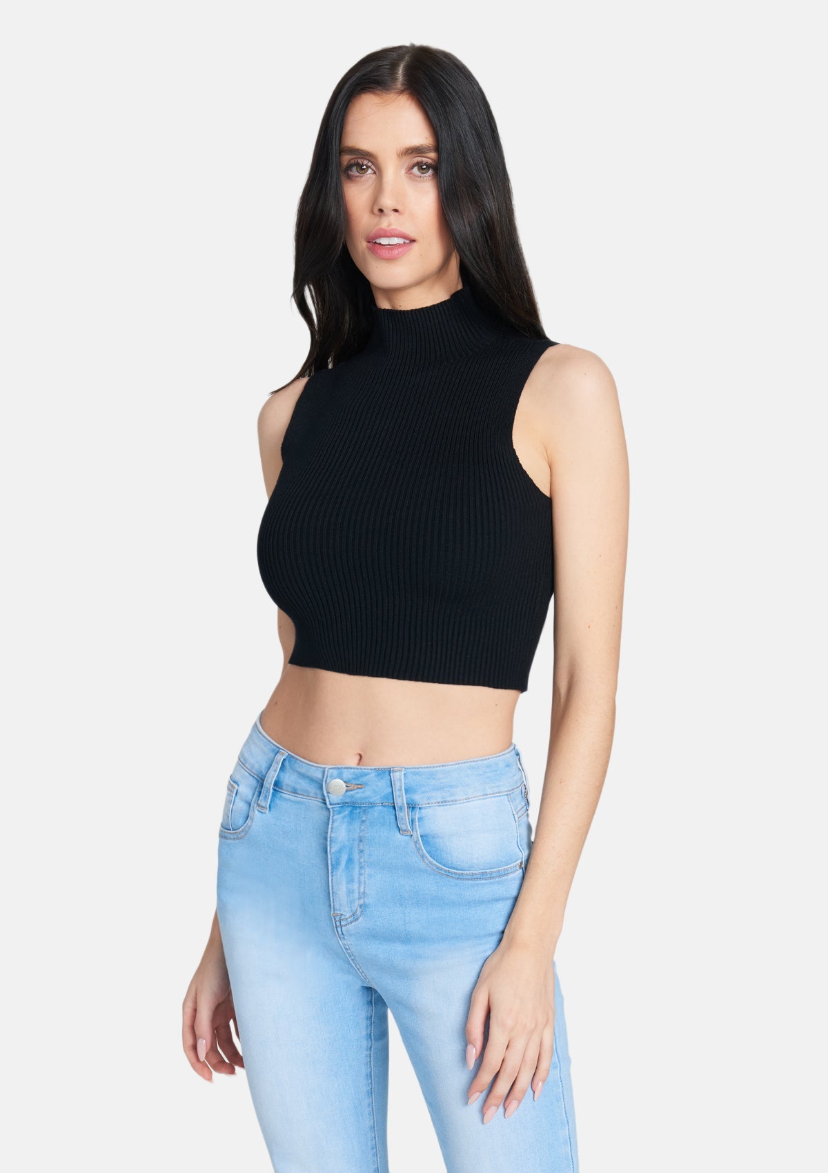 Julianna Ribbed Tank Top for Women - Slim Fit Long Sleeveless Shirt - Perfect for Yoga, Gym, and Summer Outfits
