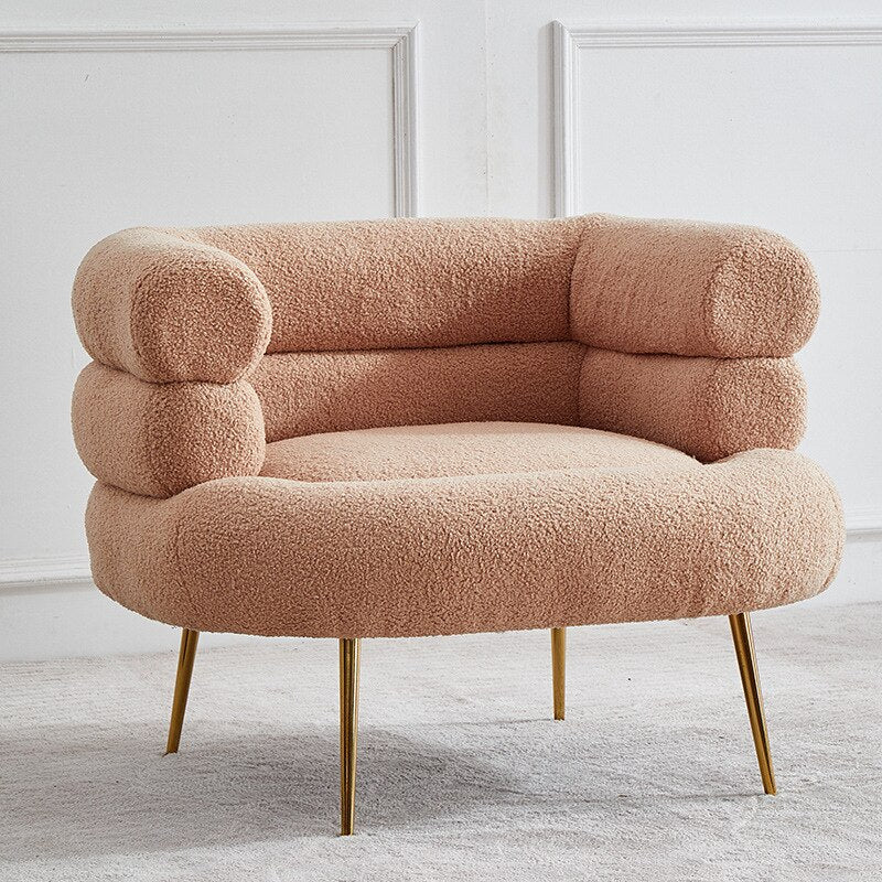 Premium Scandinavian Armchair - High-Quality Modern Design for Living Room, Bedroom & Office - Comfortable Lounge Chair with Ergonomic Support
