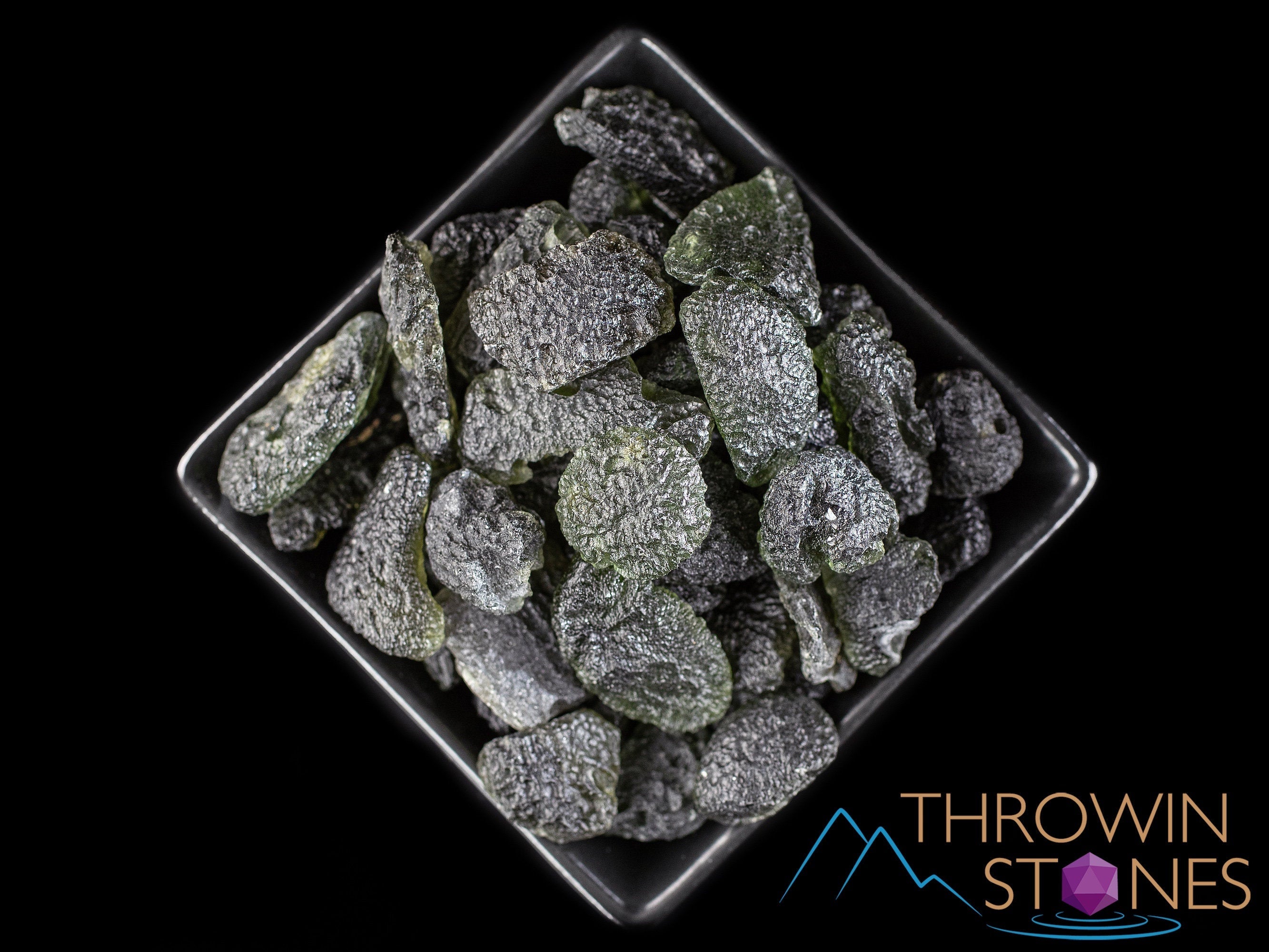 1.4g Raw Moldavite Crystal - Genuine Natural Moldavite Stone (E1740) for Jewelry Making, Meditation & Energy Healing