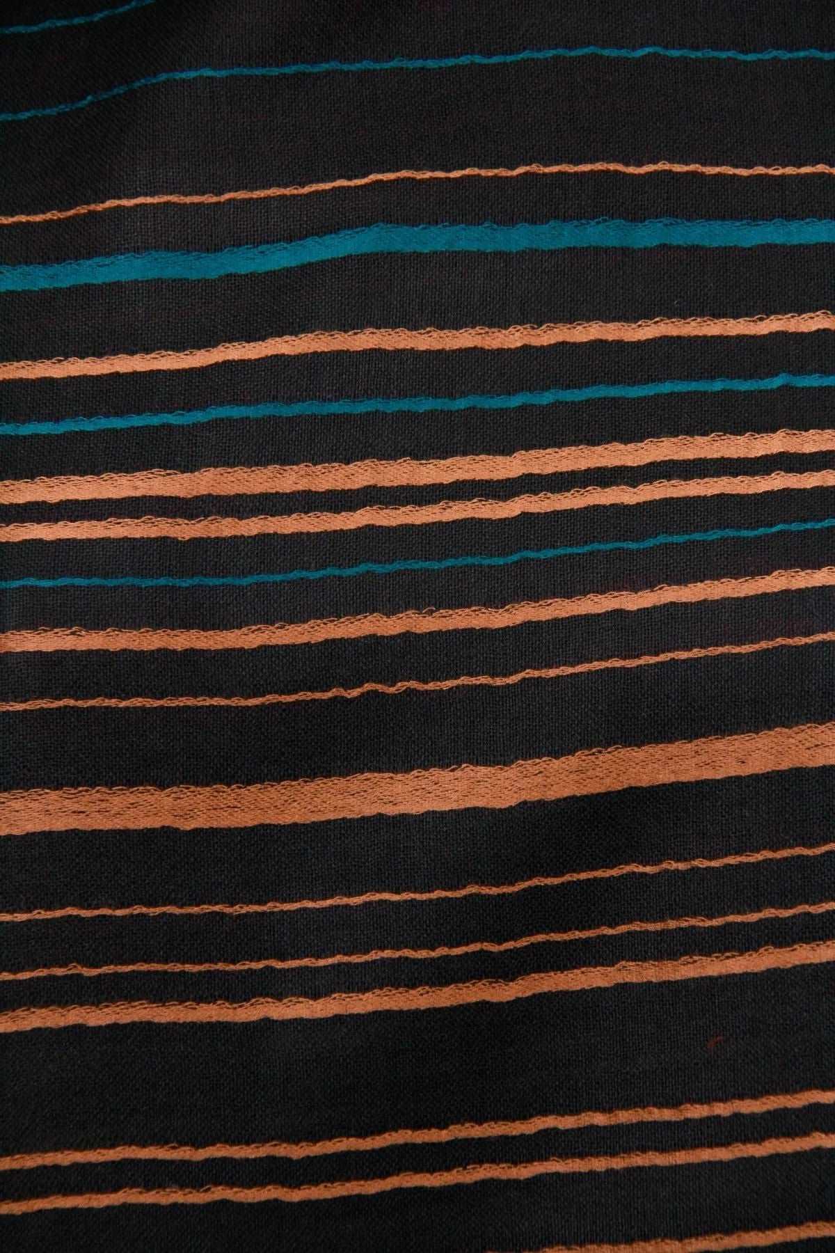 Stylish Black & Multicolored Striped Scarf for Women - Soft Winter Fashion Accessory - Perfect for Cold Weather, Outfits & Gift Giving