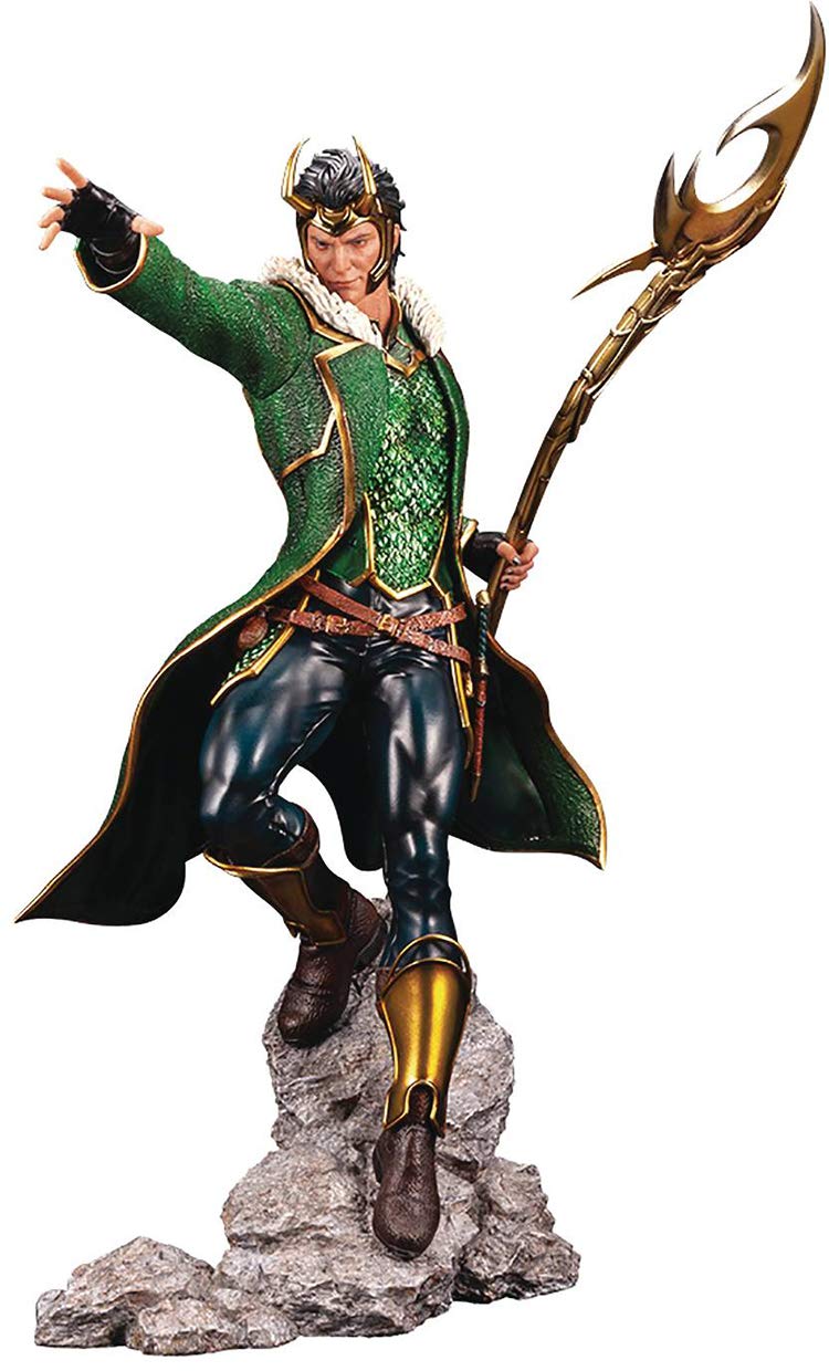 Marvel Loki ArtFX Premier Statue - Premium Collectible Figure - Perfect for Marvel Fans, Home Decor & Gift Ideas