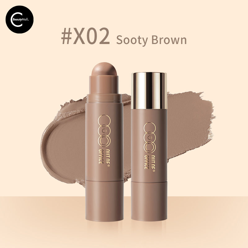 OUT OF OFFICE Dual Ended Contour Stick - Cream & Powder Highlighter & Bronzer for Face Contouring - Perfect for Everyday Makeup and Special Occasions