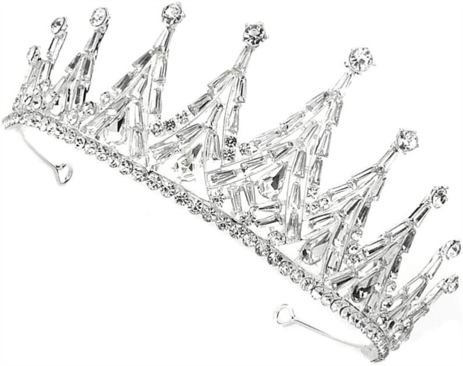 Elegant Wedding Tiara Crown for Women - Princess Bridal Headpiece for Weddings, Prom, Pageants & Royal Events | Perfect for Brides, Prom Queens & Pageant Contestants