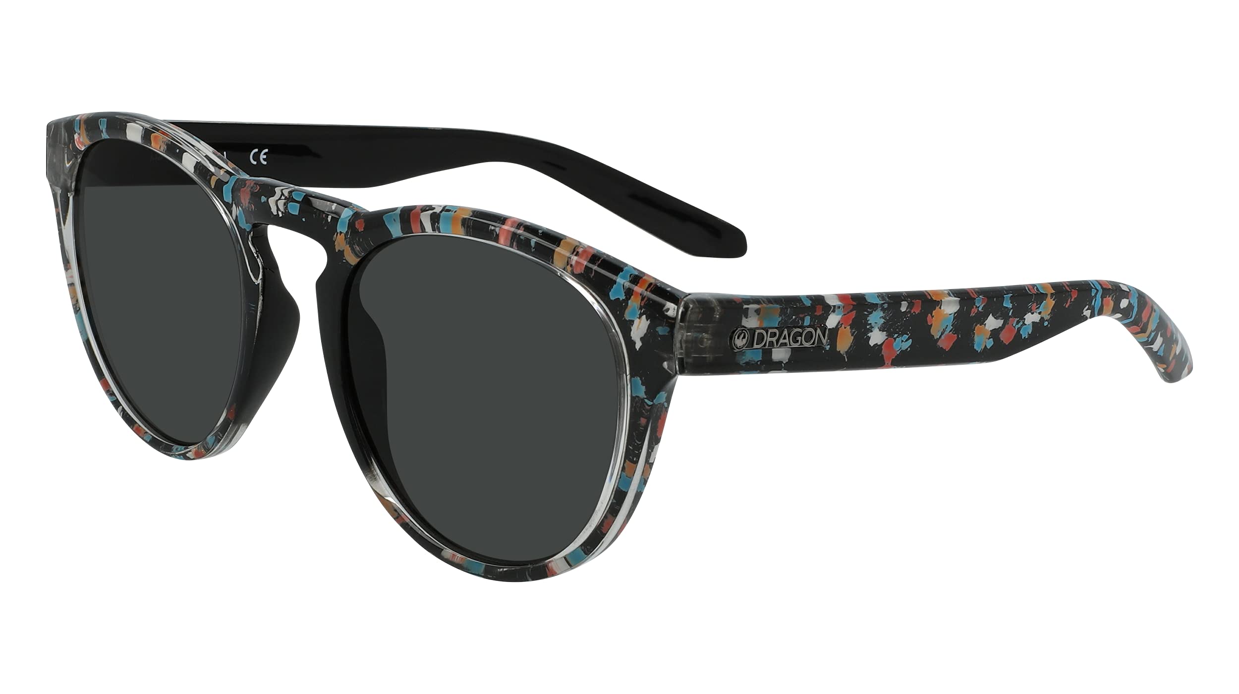 Dragon Opus Sunglasses - Bryan Iguchi Frame with Smoke Lens | Polarized UV Protection Sunglasses for Men & Women | Perfect for Outdoor Sports, Driving & Beach Activities